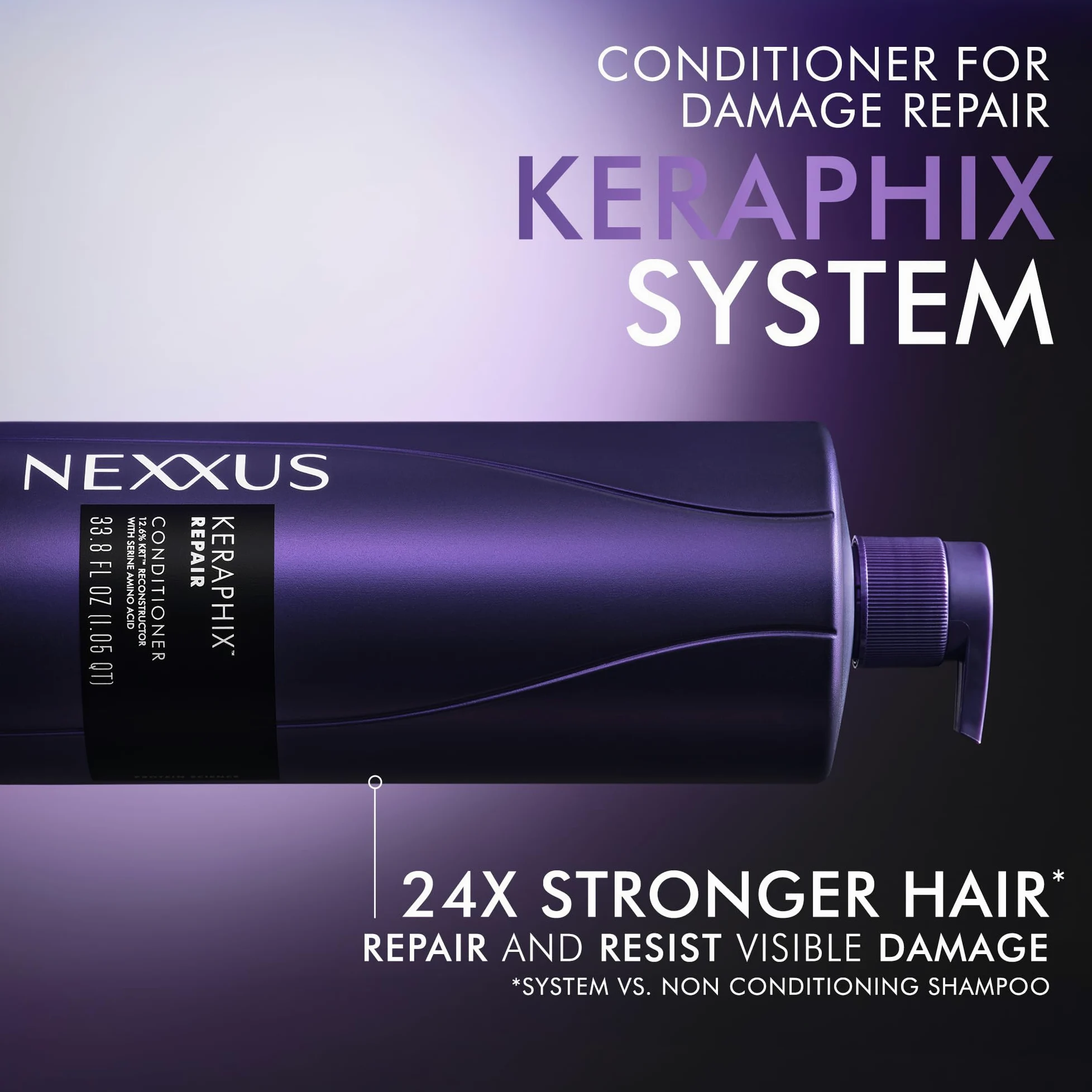 Nexxus Keraphix Balsamo per capelli danneggiati, 33,8 once