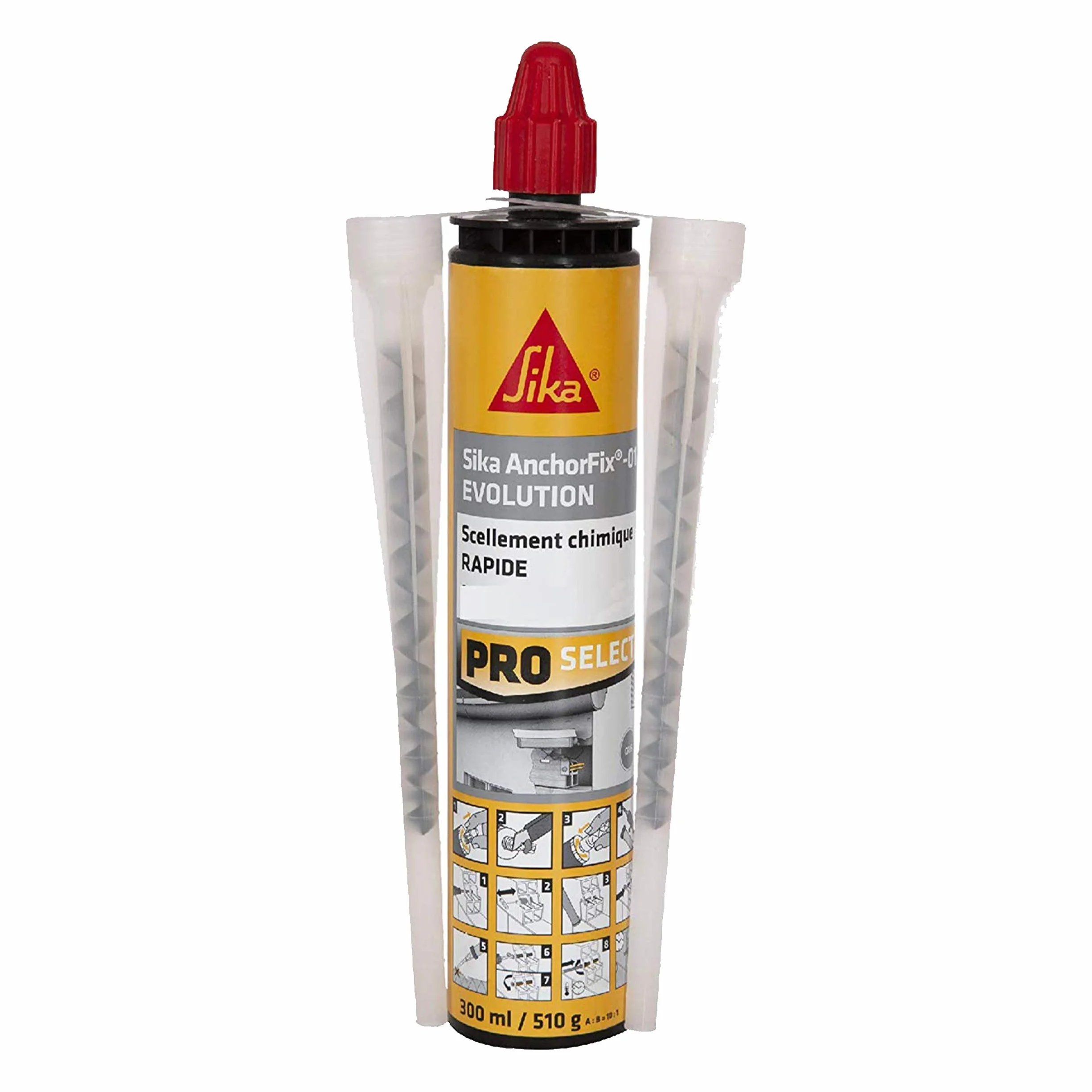Sika Anchorfix 01 Evolution sigillante chimico rapido per fissaggio oggetti pesanti