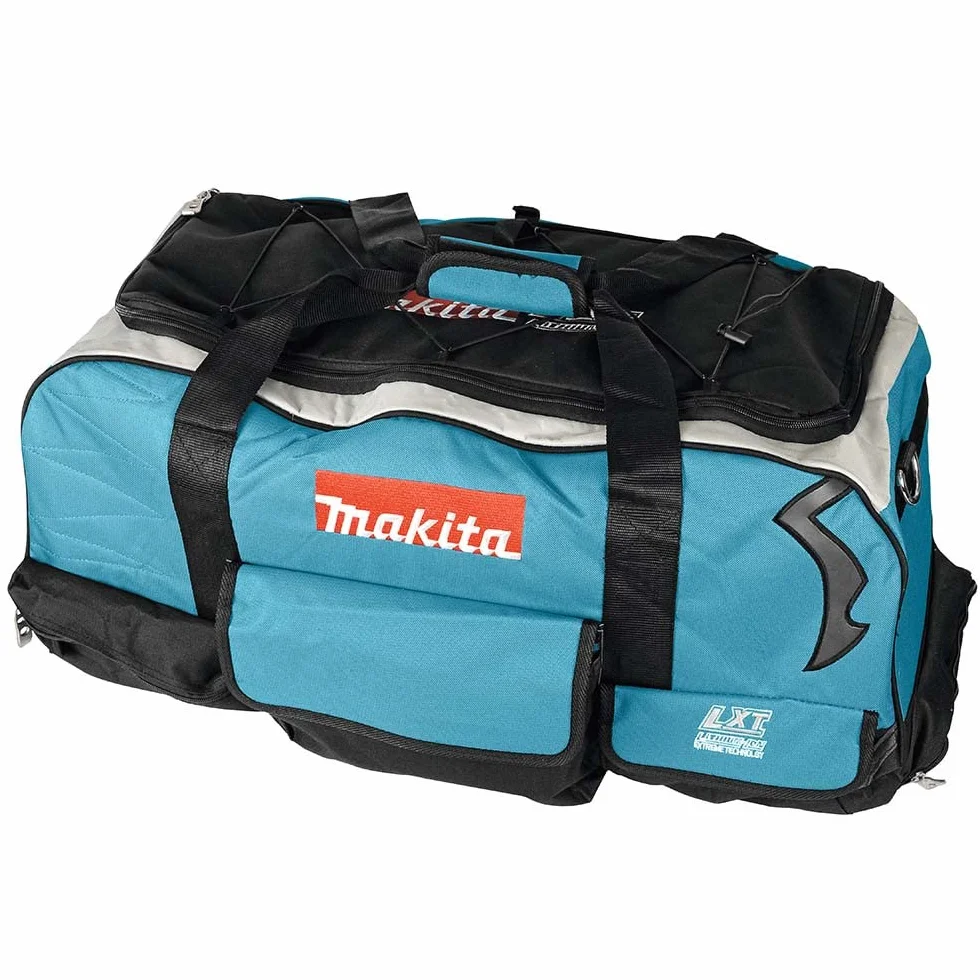 Makita DLX6104TX2 18 V Li-Ion LXT Combo Kit 3 batterie 5,0 Ah doppia porta caricatore borsa attrezzi