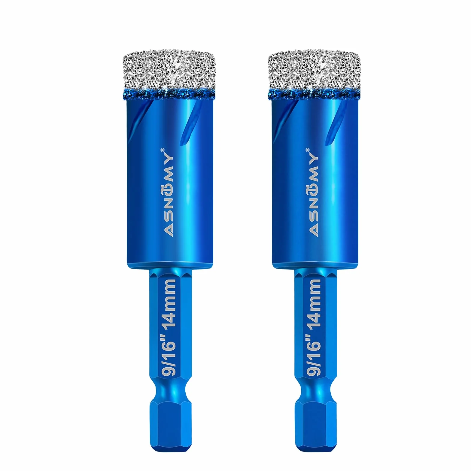 ASNOMY 14mm Broca de diamante Porcelanico para azulejos cerámica vidrio piedras