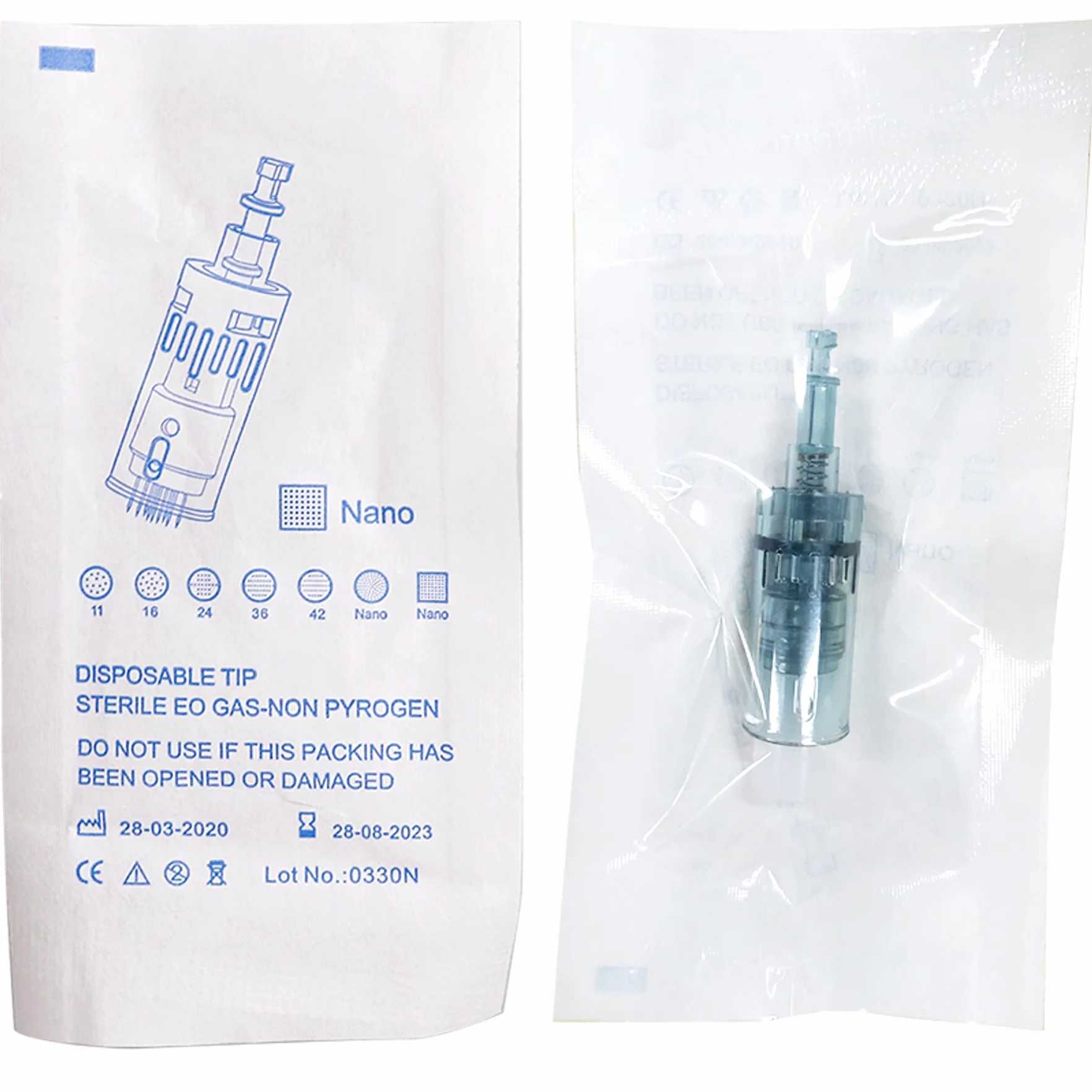 Dermapen - Testine di ricambio per dispositivi Dr. M8, 10 pezzi, tipo: 16 pin