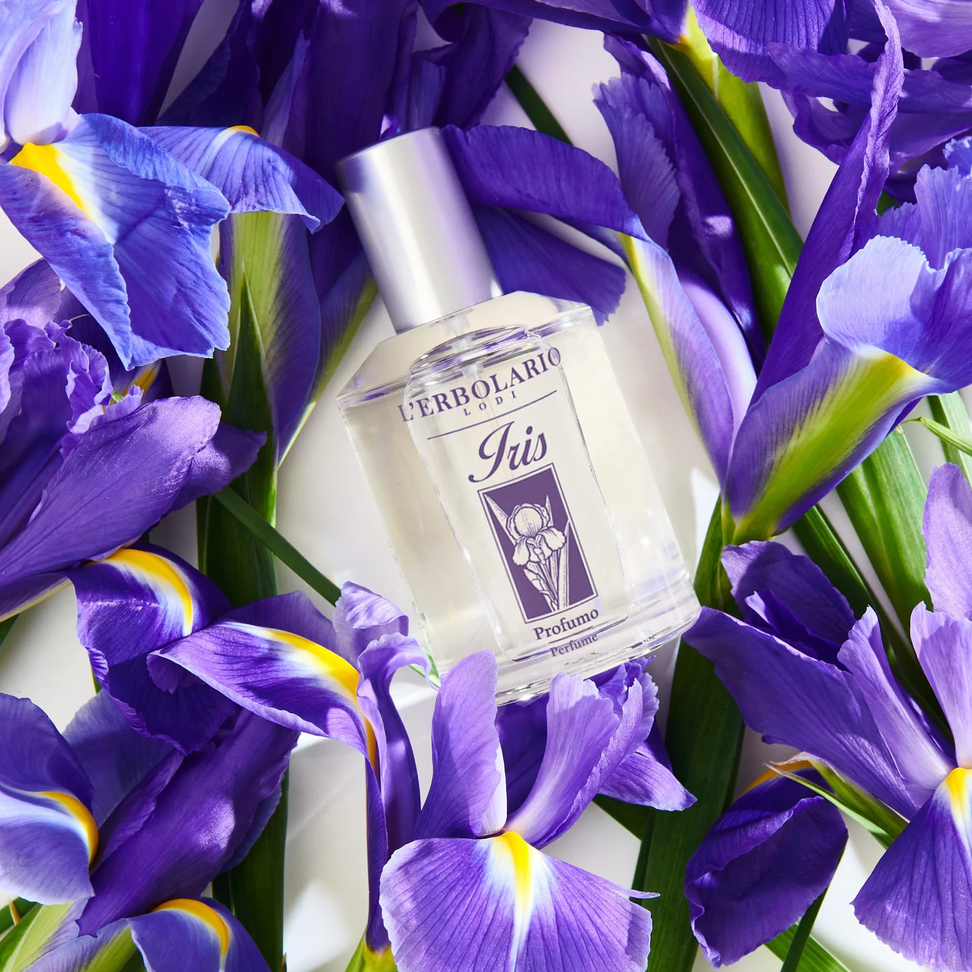 L'Erbolario, Profumo Donna Iris, Fragranza da Donna, Eau de Parfum, Fragranza Fiorita Cipriata, Formato da 100 ml