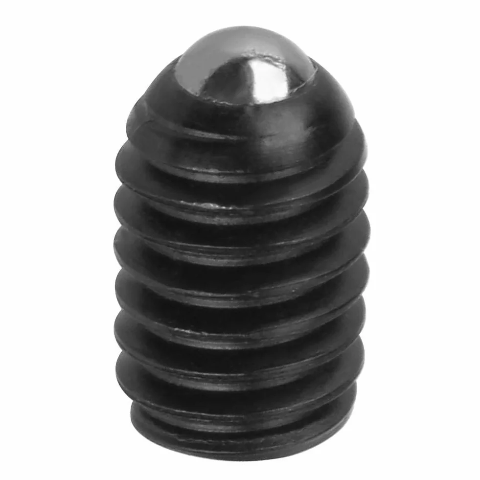 Zestaw 10 szt. M4 Pressori a molla filettati con molla a sfera esagono incassato stantuffo a molla in acciaio al carbonio M4*8