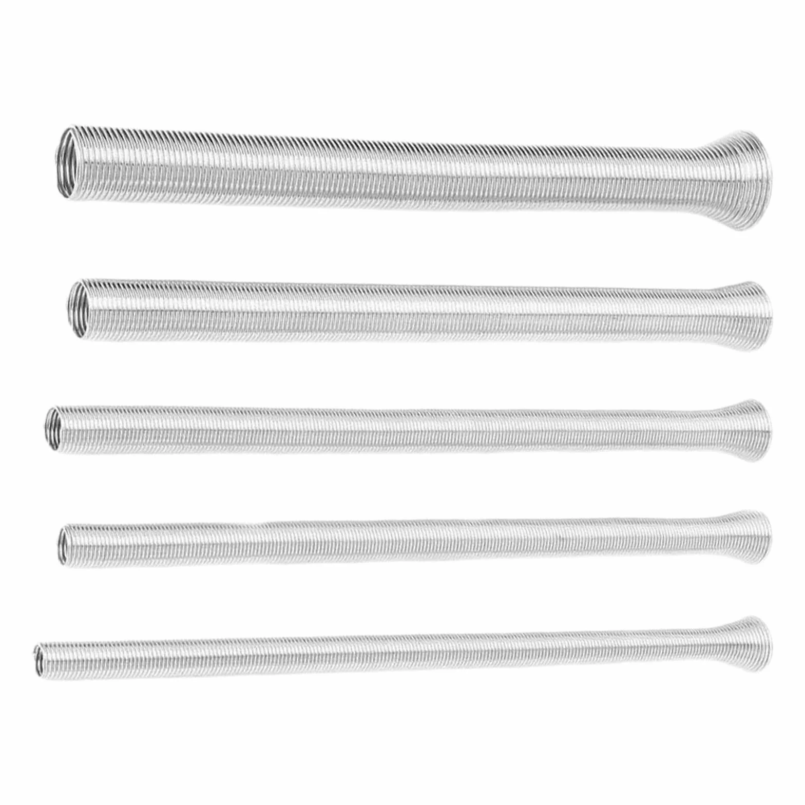 Spring Tube Bender Set 5 Pezzi Piegatrice a Molla per Tubi 1/4'' 5/16'' 3/8'' 1/2'' 5/8'' 210 mm