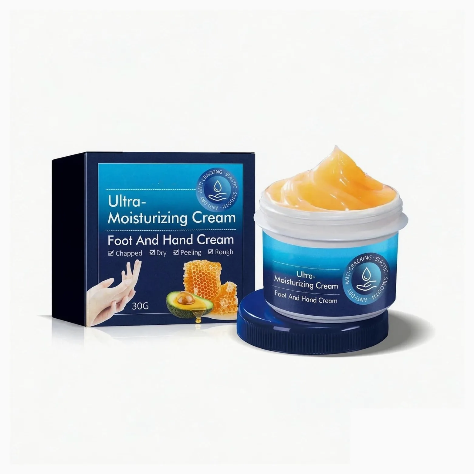 Crema for le mani for la cura delle e dei piedi 30g | Idratante for migliorare la secchezza delle mani e dei piedi(3pcs)