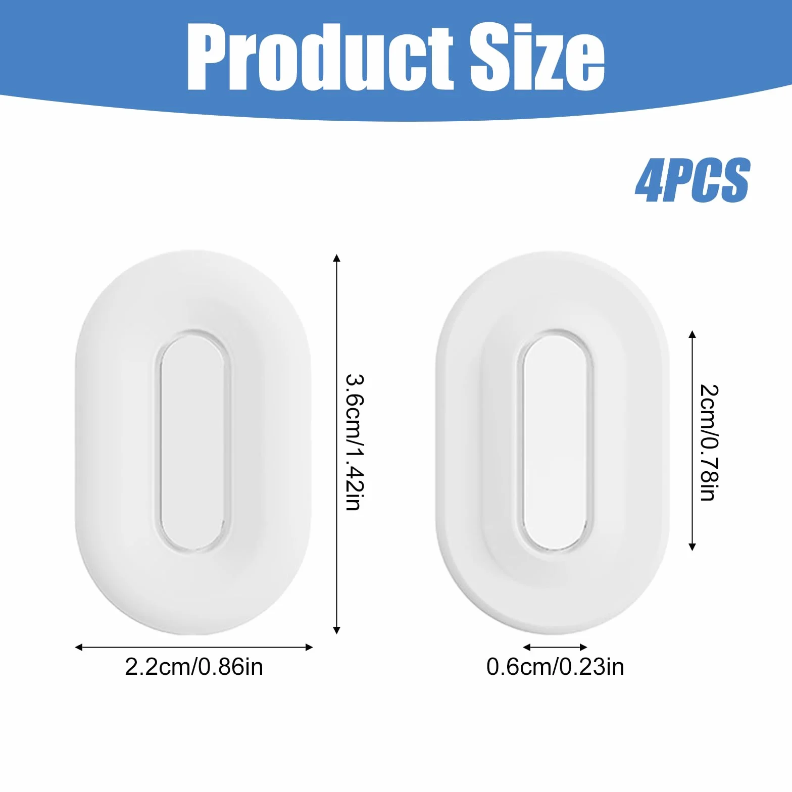 Porta Telecomando da Muro Magnetico in Silicone 4 Pezzi, Supporto da Parete per Telecomandi TV