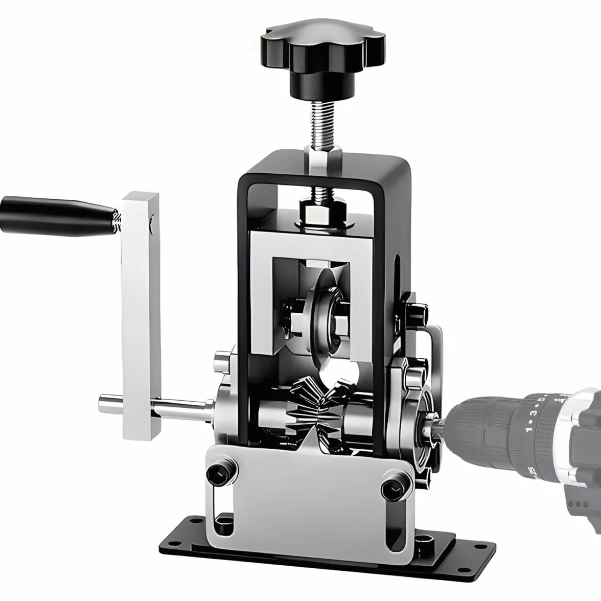 Spelacavi Elettrici Manuale/Automatico 1-25 mm, Spelafili per Riciclaggio Fili di Scarto Argento
