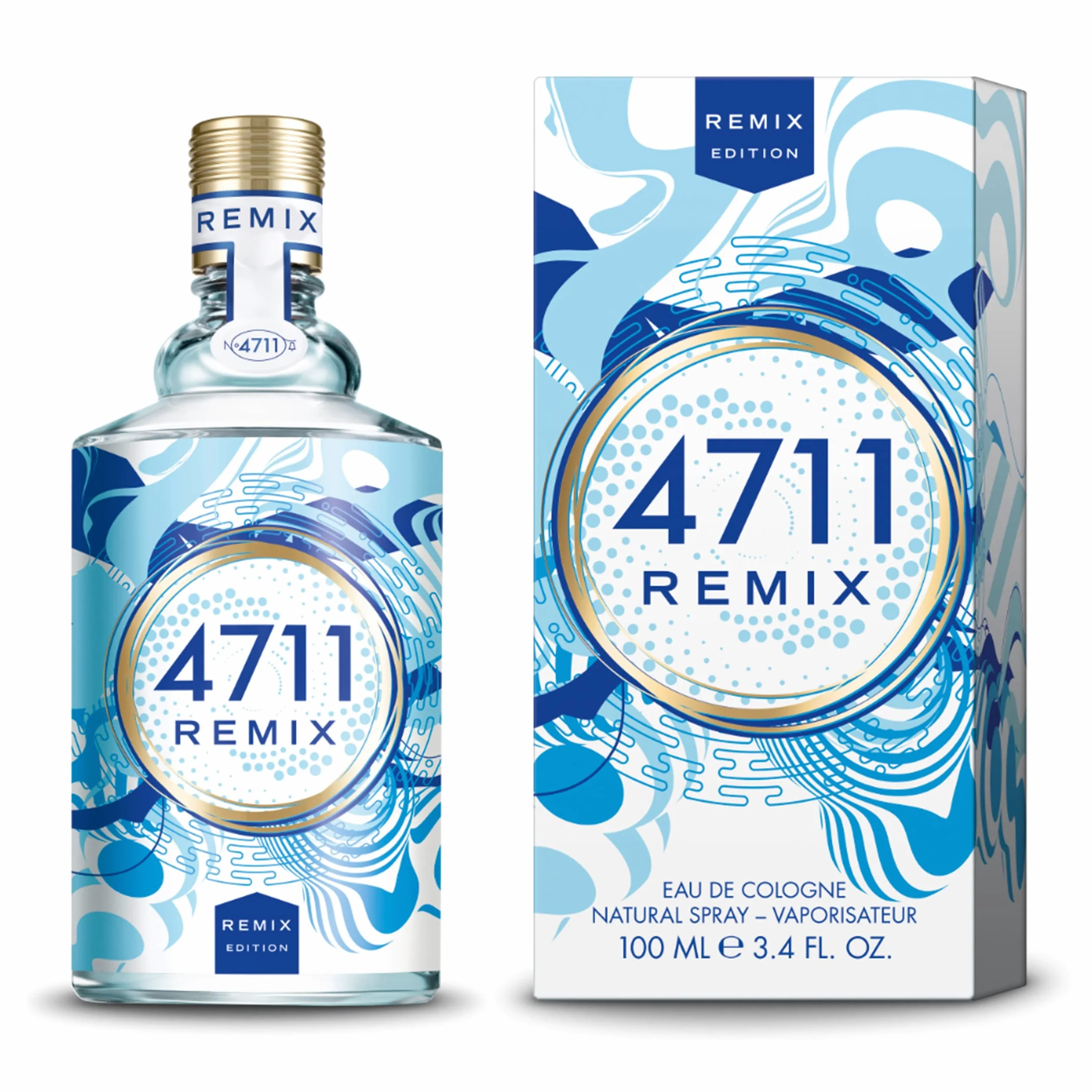 4711® Remix Cologne Sparkling Island I Eau de Cologne - fruttata - rivitalizzante - estate - la lime fruttata e fresca ora in una nuova miscela frizzante. I Spray con atomizzatore naturale da 100 ml