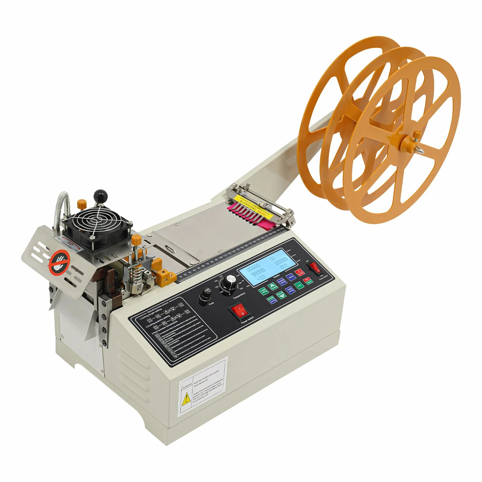 Taglierina automatica per cinghia 400 W 110 pezzi/min taglio a nastro caldo e freddo
