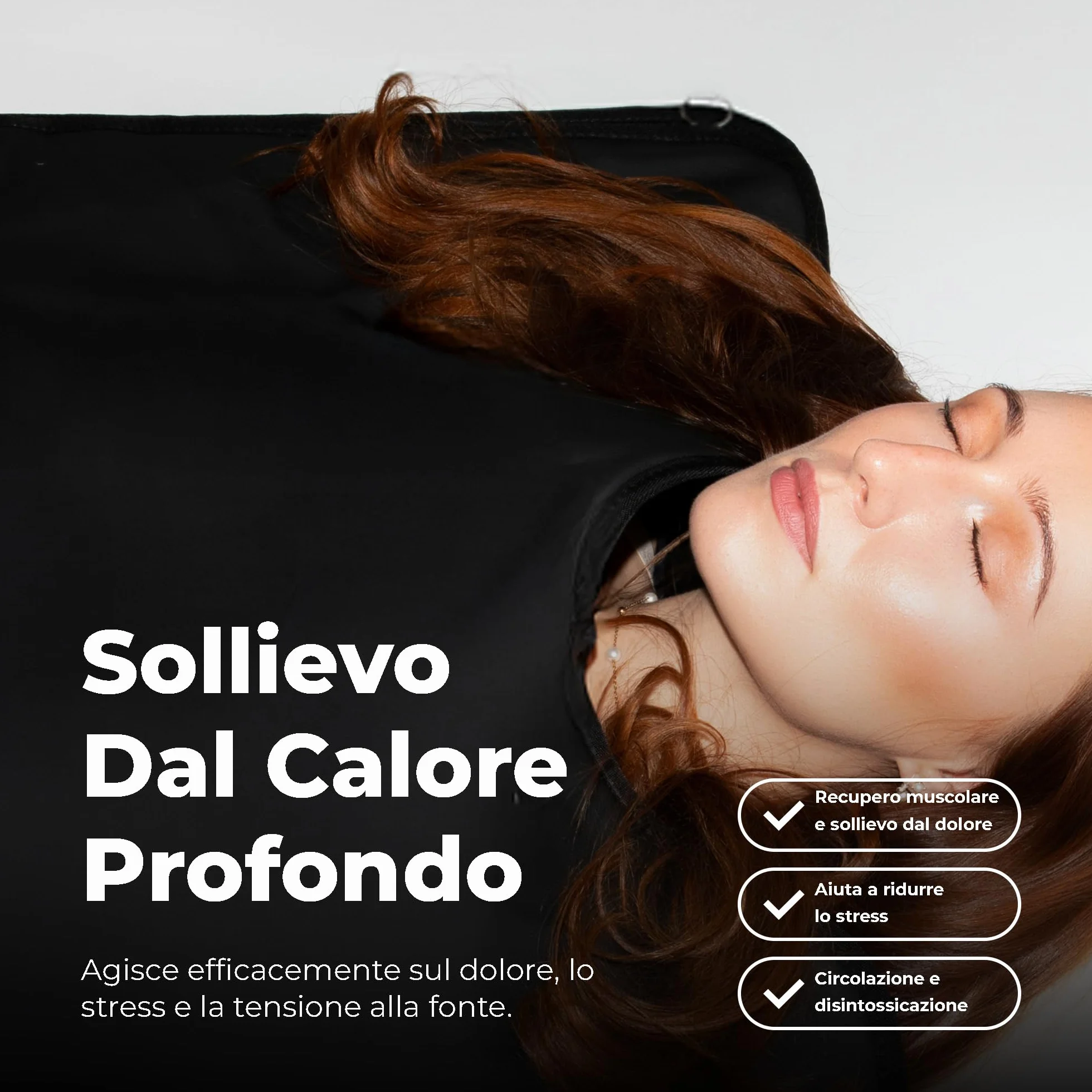Nebula Coperta Sauna Infrarossi 500W Spa Portatile Impermeabile con Telecomando e Borsa