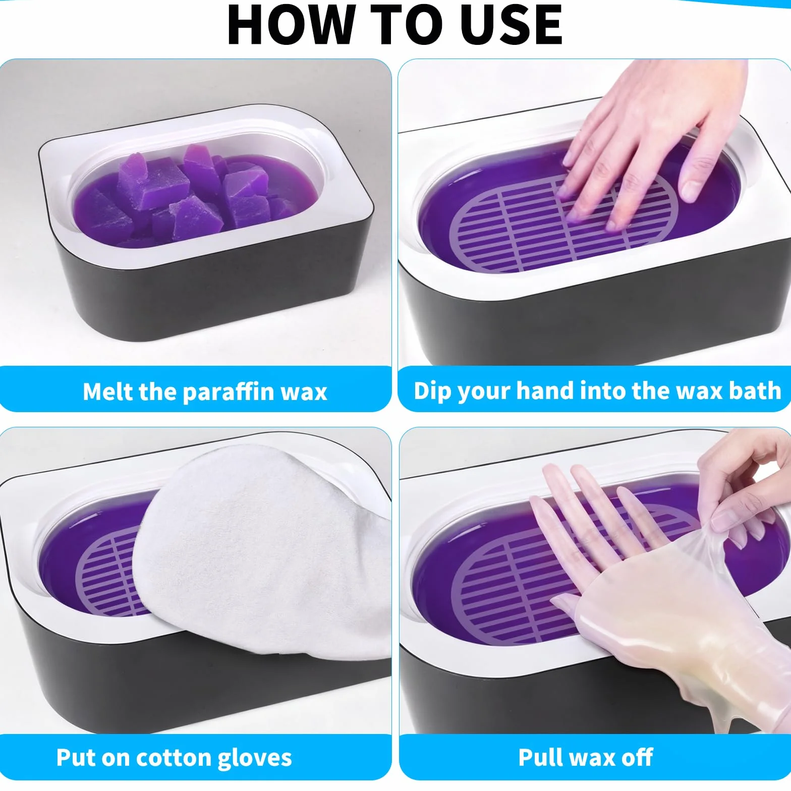 SWAWIS 4L Bagno di Paraffina per Mani Nuova Evoluzione, Doppia Modalità e Piedi Scalda Paraffina Cera 1800g Paraffina e Accessori Idrata, Ammorbidisce e Rivitalizza la Pelle
