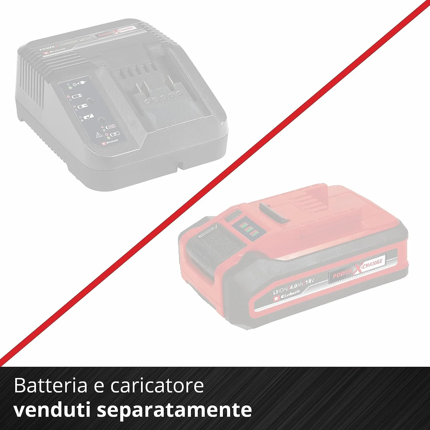 Einhell TC-VC 18/20 Li S-Solo Aspirapolvere a secco e umido 18 V 20 l contenitore in metallo Power X-Change