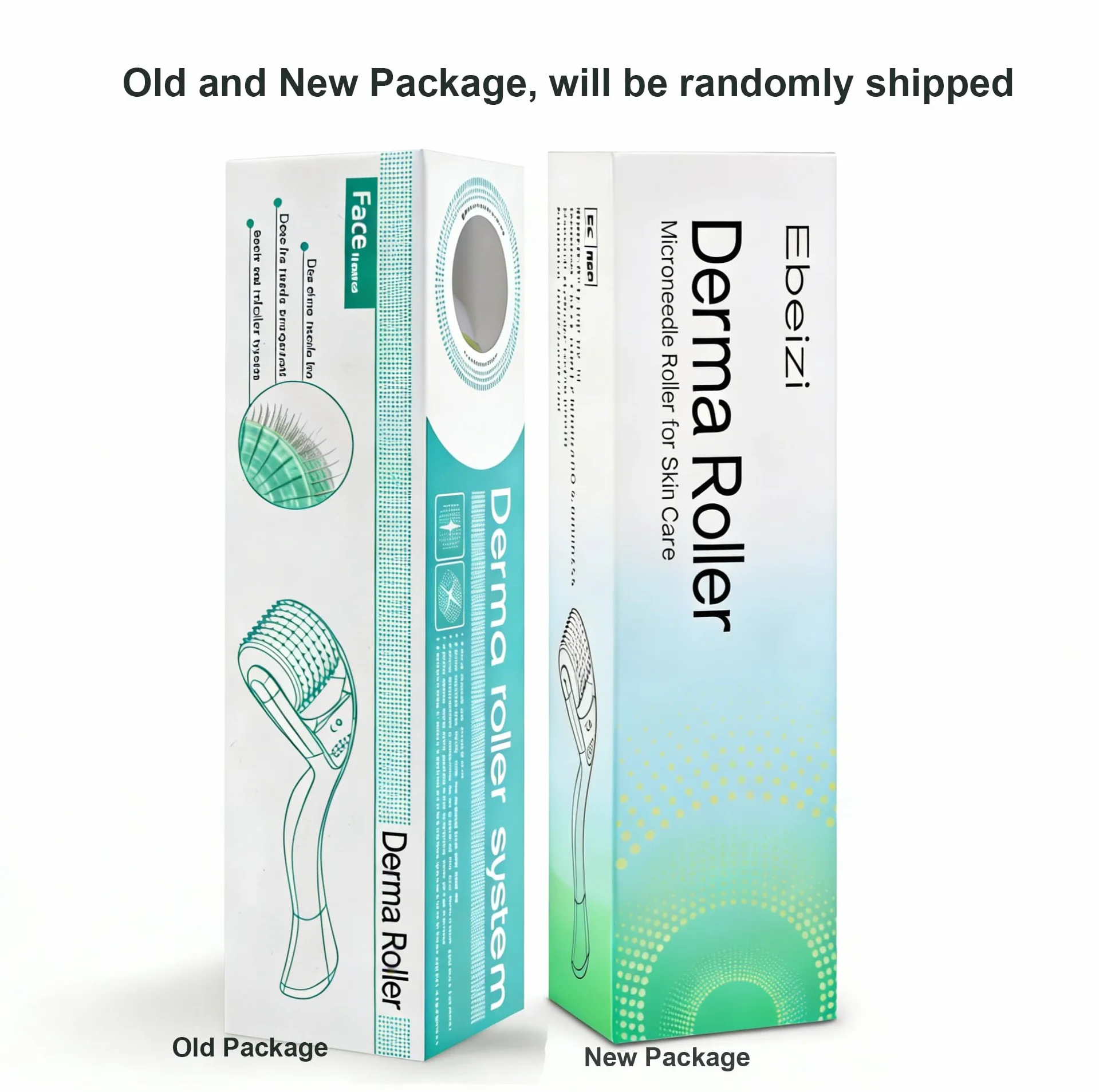Derma Roller 0.5mm sistema antietà con 192 microaghi, anti-invecchiamento, acne, smagliature, cellulite, riduce la perdita di capelli