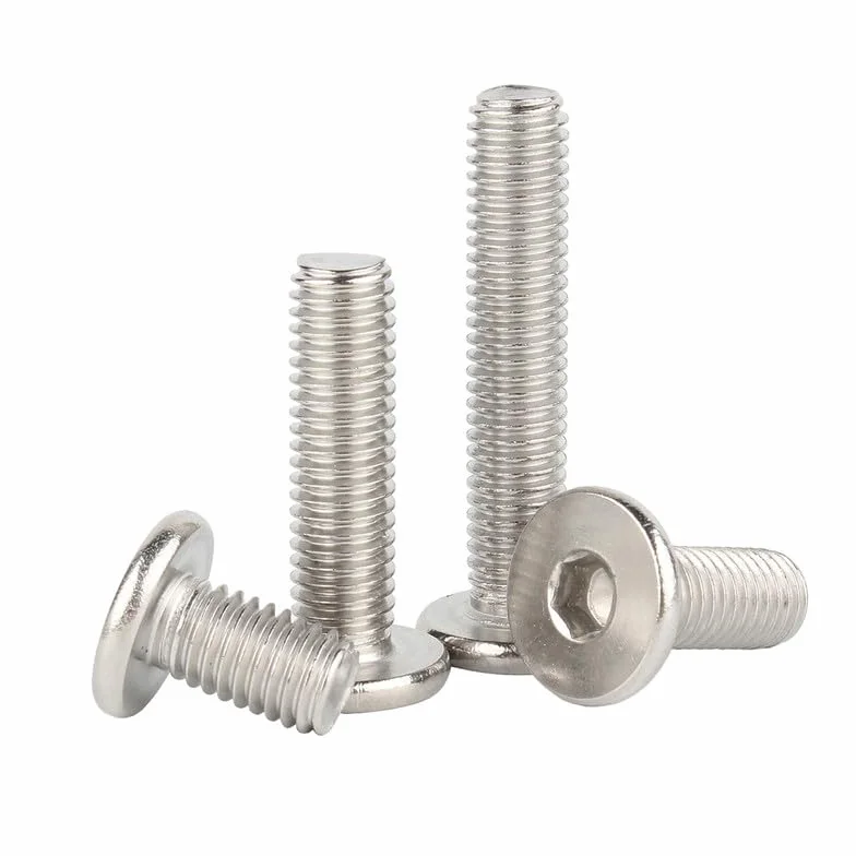 2 Pcs M12 x 70mm Esagono interno Extra sottili Testa piatta Bulloni A basso profilo Viti per macchine