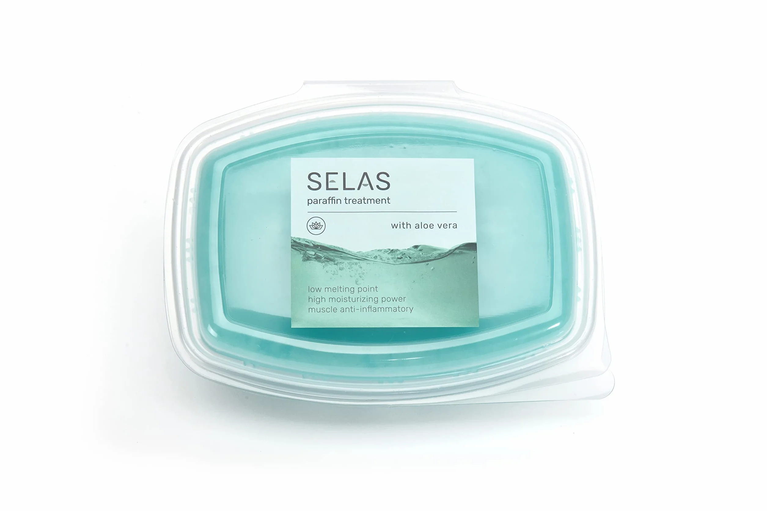 Aloe Vera Paraffina 1.300ml (980g) SELAS. Per trattamenti estetici di mani e piedi. Riscaldata, idratante.