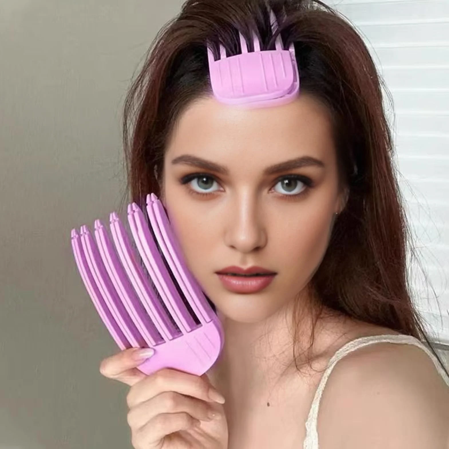 4 Pezzi Fermagli per Capelli Gonfi, Pinza Volume Capelli, Clip Del Volume Della Radice, Fermaglio per Capelli Gonfi, Fermaglio Invisibile Per Radici Volume Dei Capelli Ricci, Styling dei Capelli