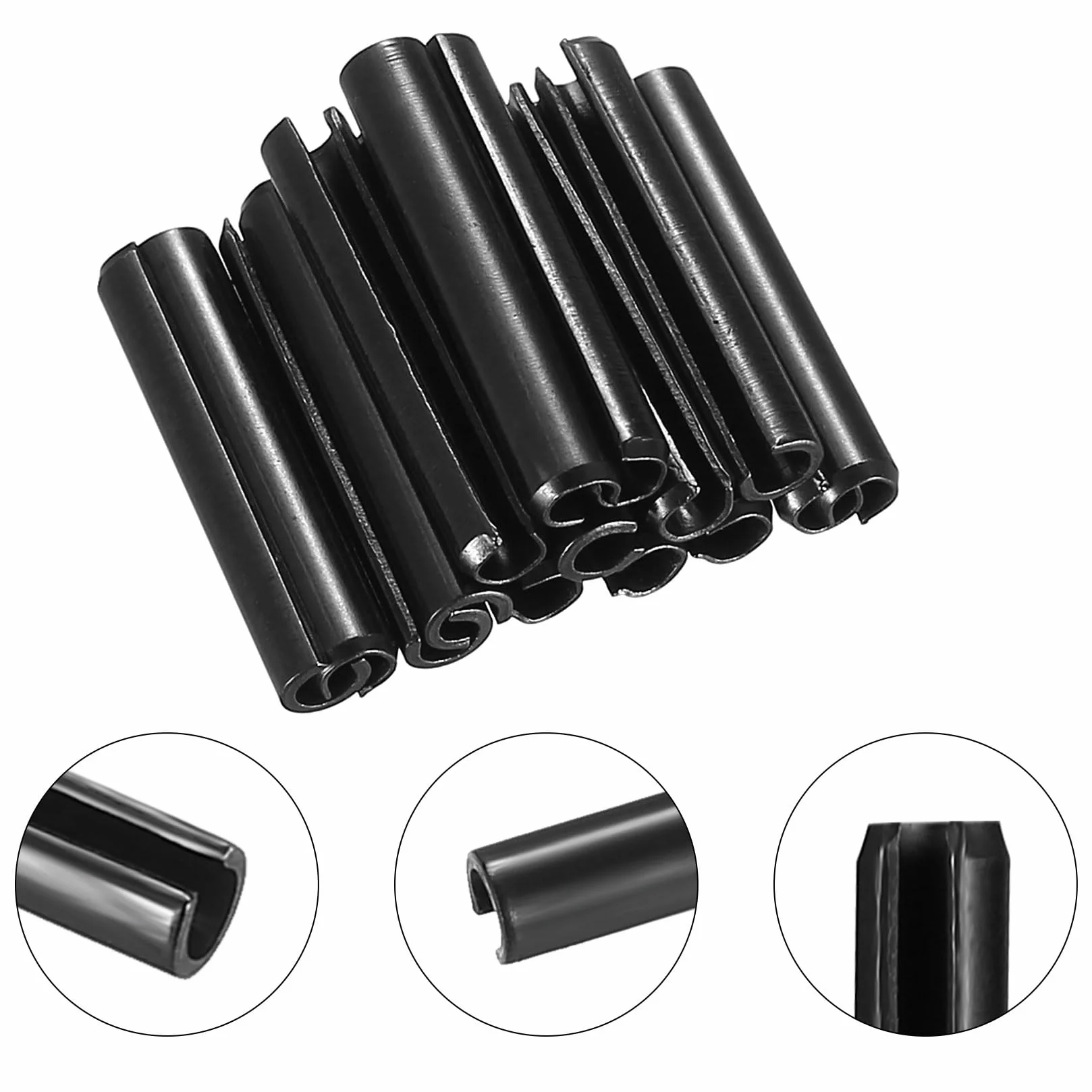 Spannstift Hohlsplinte Set 540 Stk Manganstahl M1.5/M2/M2.5/M3/M4/M5/M6