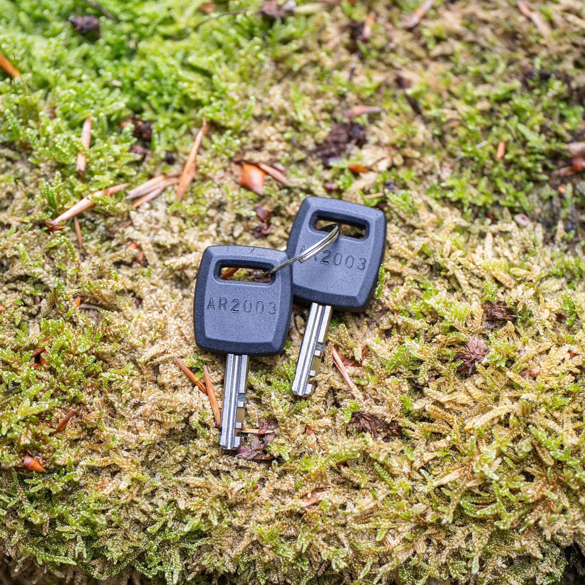 ZEISS Lucchetto Antifurto a Cavo per Fotocamera Selvatica, Corda in Acciaio Resistente alle Intemperie, 2 Chiavi