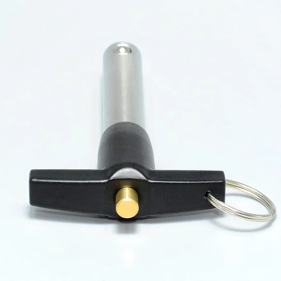 Metrico Perni autobloccanti a sfere acciaio inox M8 L25 mm bloccaggio sicurezza sgancio rapido molla posizionamento