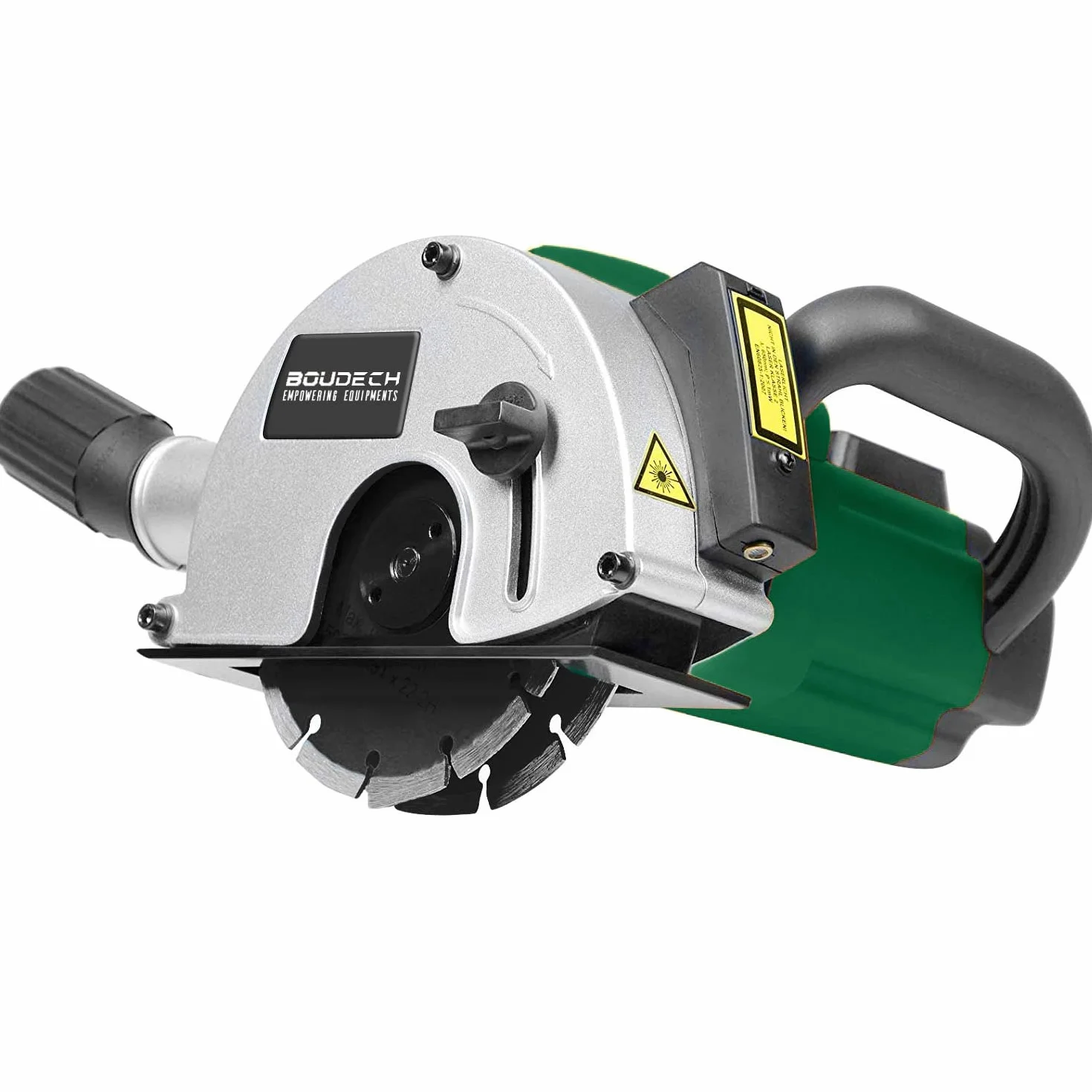 Scanalatrice per Tracce Muro 1700W con Laser Guida, 2 Lame Diamantate e Adattatore Aspirapolvere, Cavo 3m