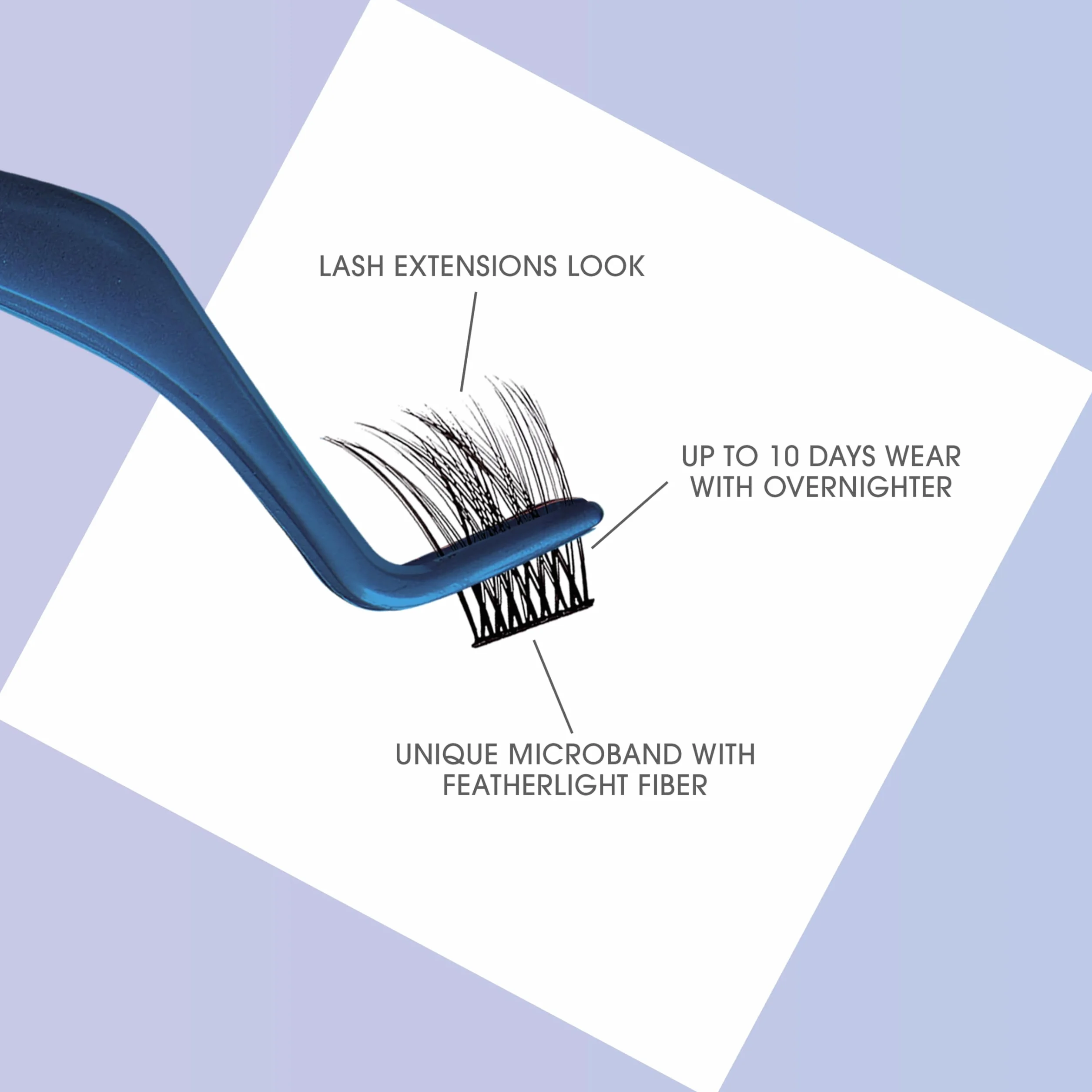 KISS FALSCARA 'Extra Drama Wisps' Multipack 03 – Effetto Naturale e Ricurvo, Ciglia Finte a Ciuffetti, Banda Extra Sottile da applicare con Bond & Seal sotto la lima cigliare