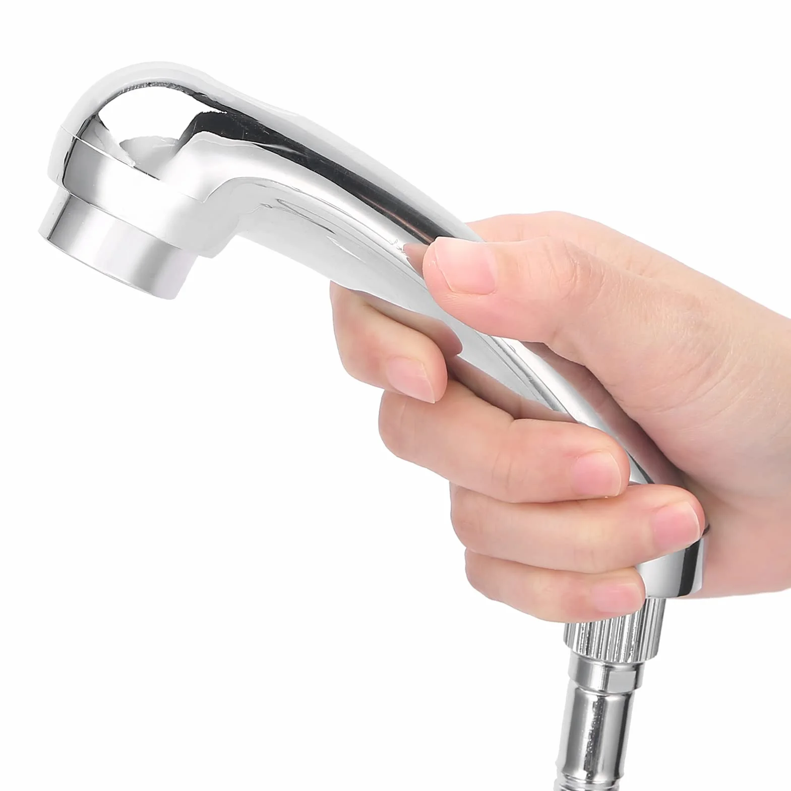 Soffione Doccia Palmare, Rubinetto per Lavabo Soffione Doccia Ugello per Tubo Flessibile per Shampoo da Salone Ciotola da Letto per Lavare I Capelli