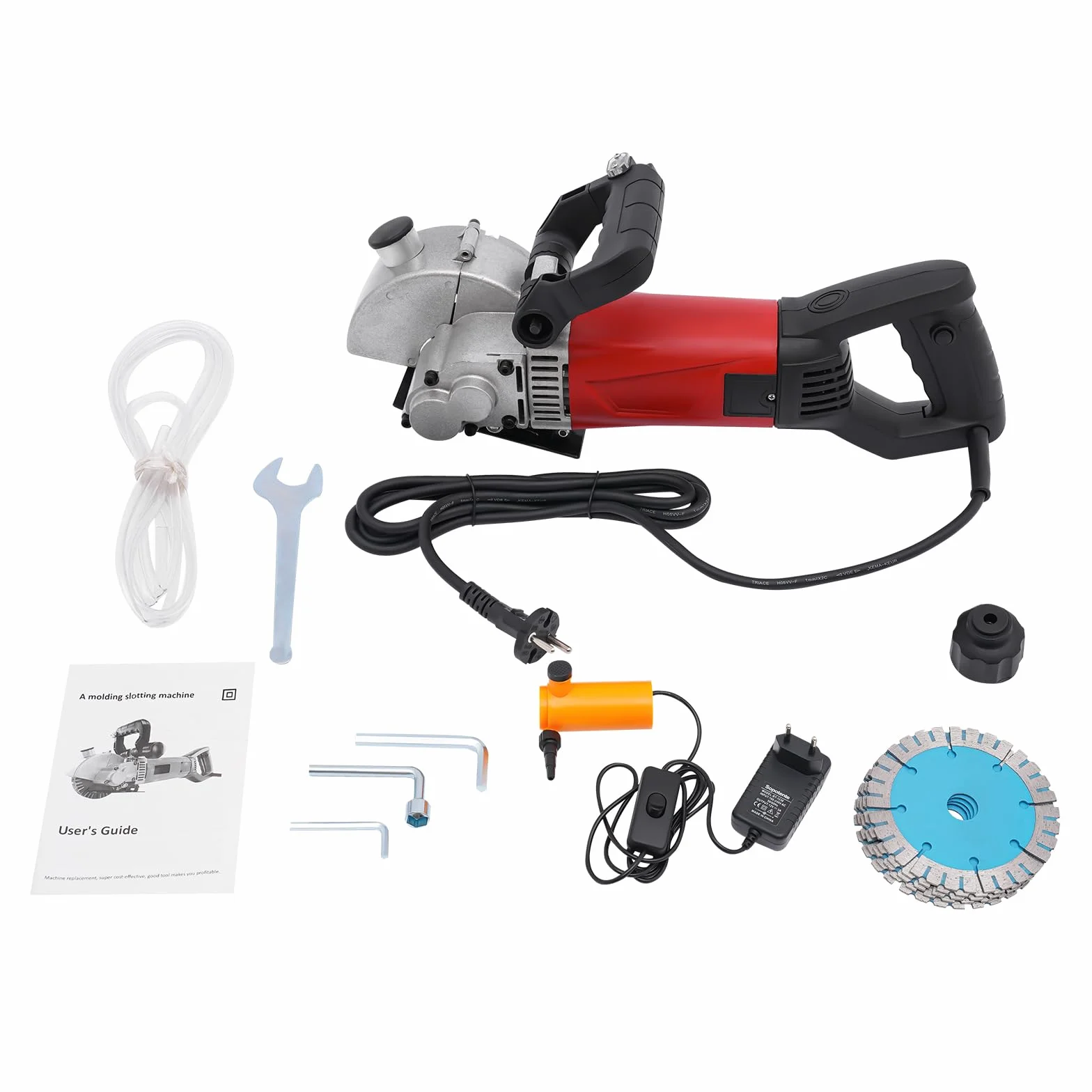 Macchina Scanalata Scanalatrice 2800W 7000rpm 5 lame sega Elettrica Taglierina per Scanalatura