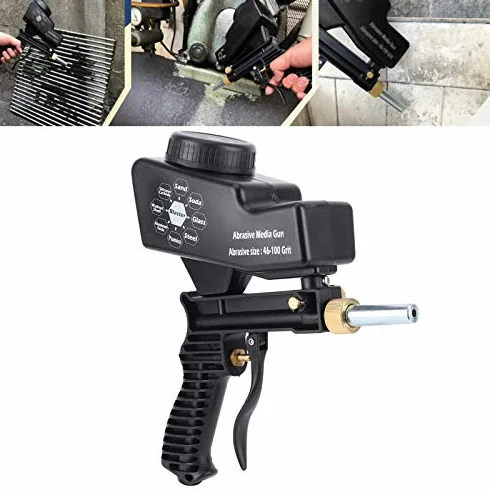 Fockety Pistola Sabbiatrice 150 PSI per Compressore d'Aria, Strumento Pneumatico Antiruggine