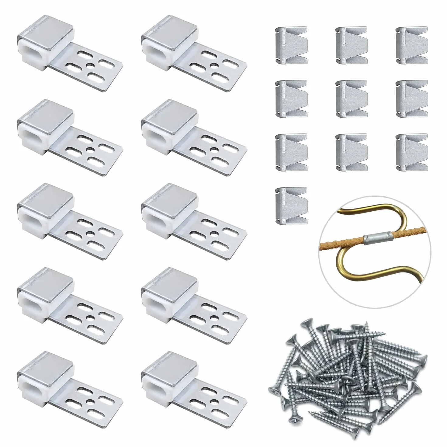 JINTANG 10PCS molla per divano, clip a molla per divani, kit di riparazione per divano