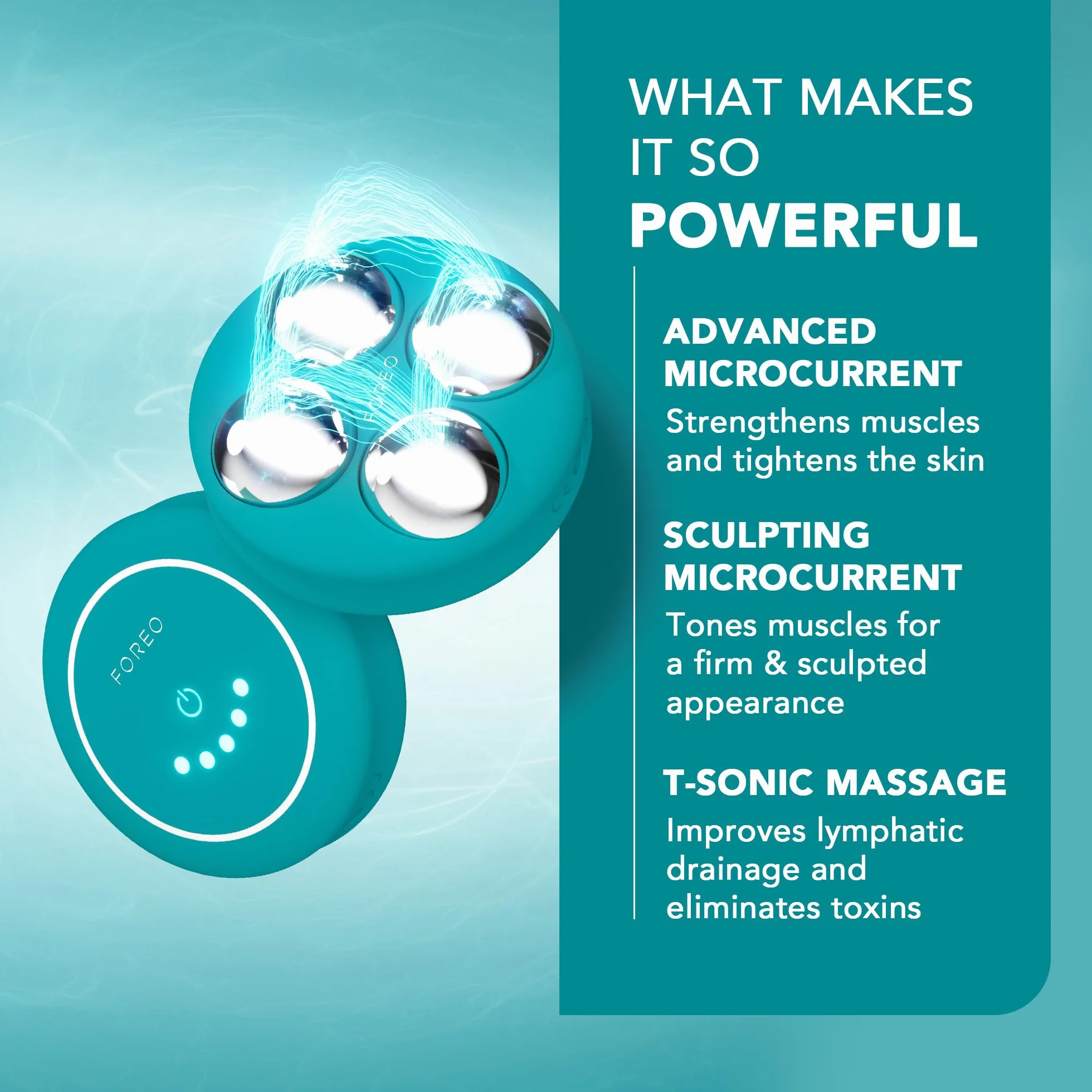 FOREO BEAR 2 body Dispositivo corpo tonificante con microcorrente + Siero corpo conduttivo rassodante SUPERCHARGED - Massaggiatore anticellulite per linfodrenaggio - Rassoda, leviga e scolpisce