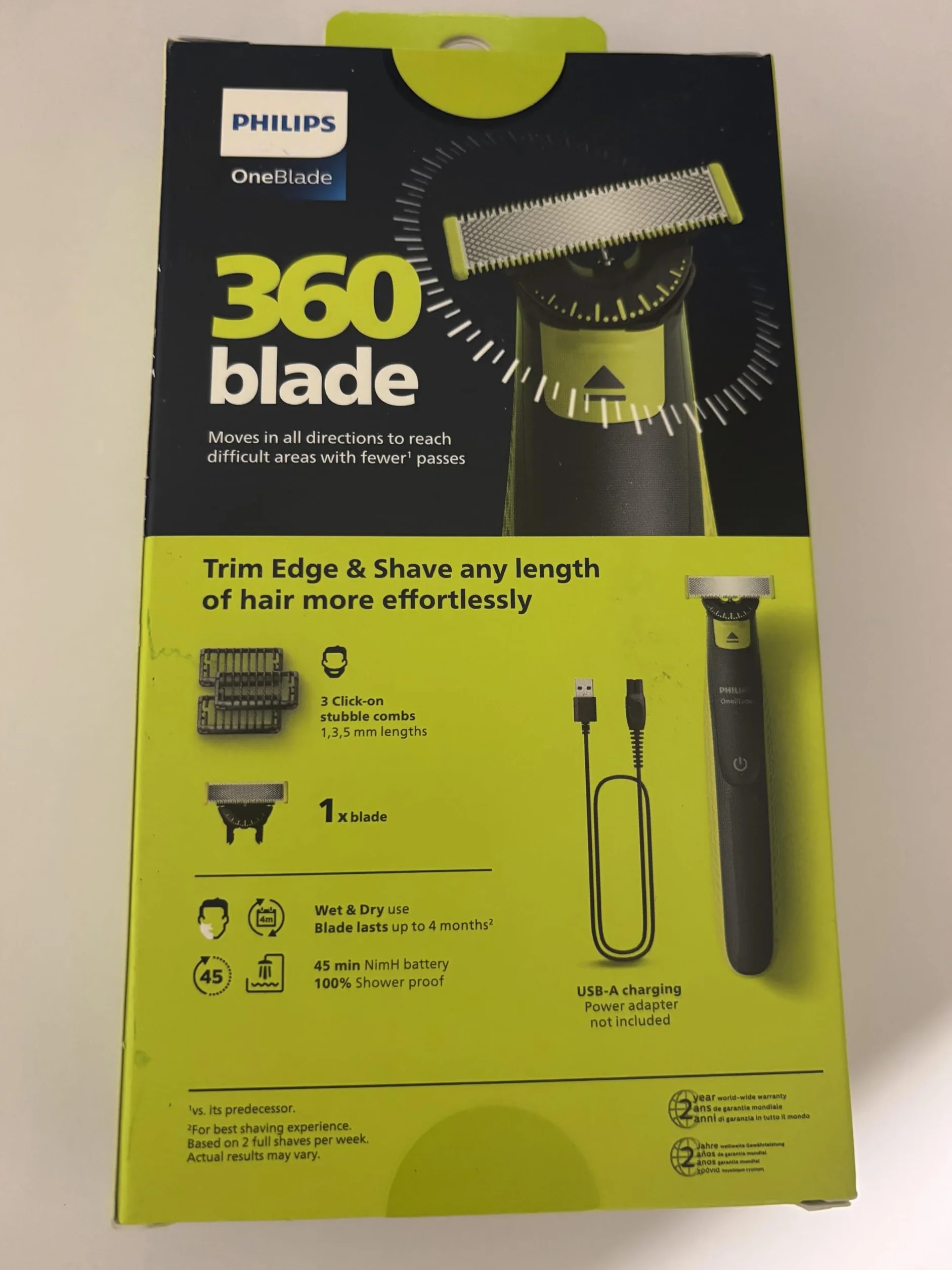 Philips Trimmer capelli nero e verde QP2724/23
