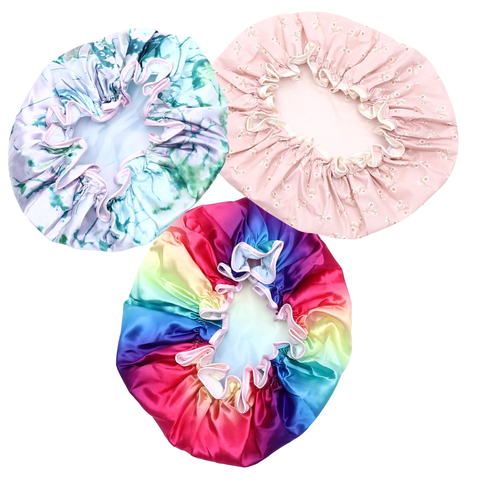 Healeved 6pezzi Cuffie Da Impermeabili e Riutilizzabili Design Alla Moda Per Donna Accessori Essenziali Per La Dei Durante Bagno e La Spa