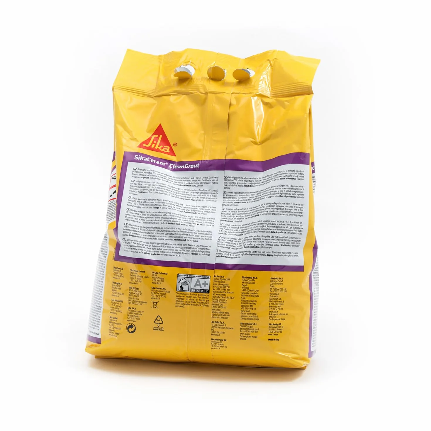 Sika SikaCeram CleanGrout Stucco per fughe Bianco 5kg