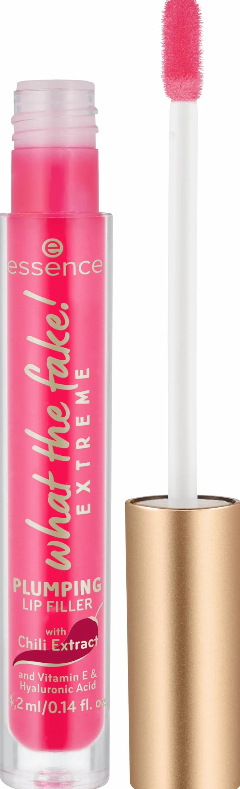 essence what the fake! EXTREME PLUMPING LIP FILLER, idratante, levigante, con vitamine, lucida, luminosa (4.2ml)