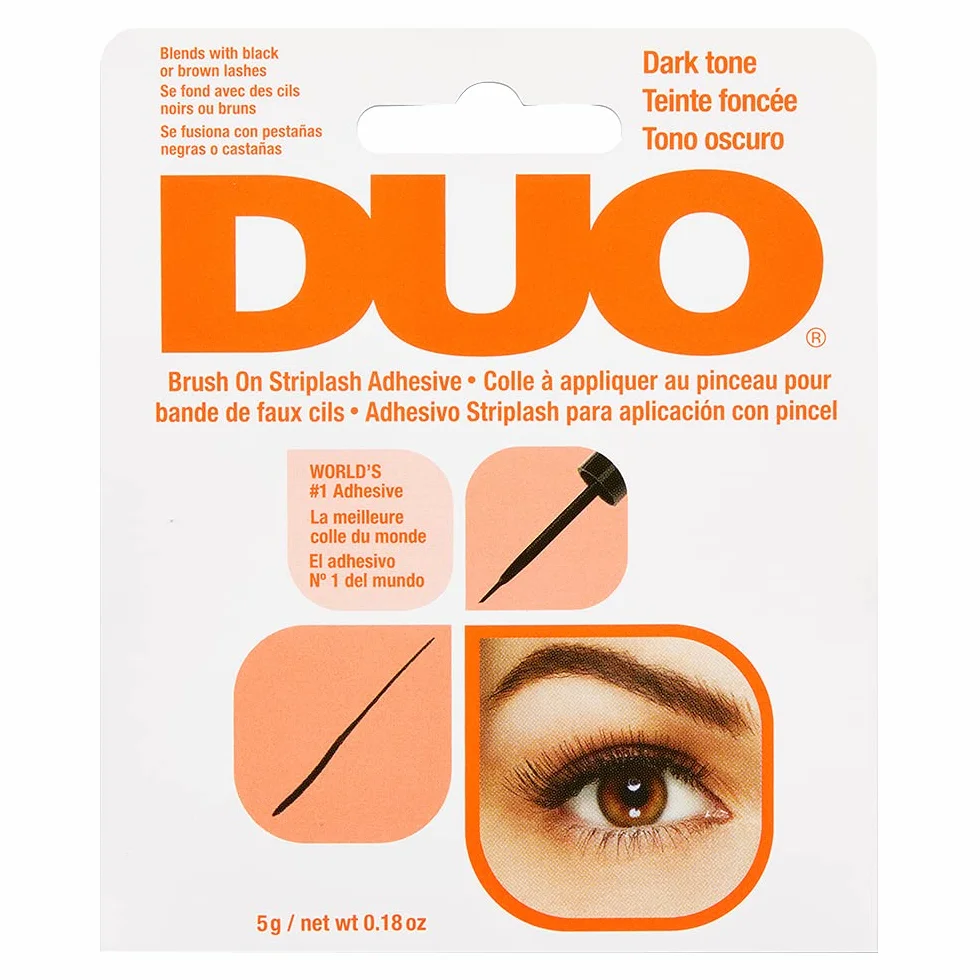 Ardell Duo Brush On Strip Lash Adhesive Dark - 1 paio, 5 grammi