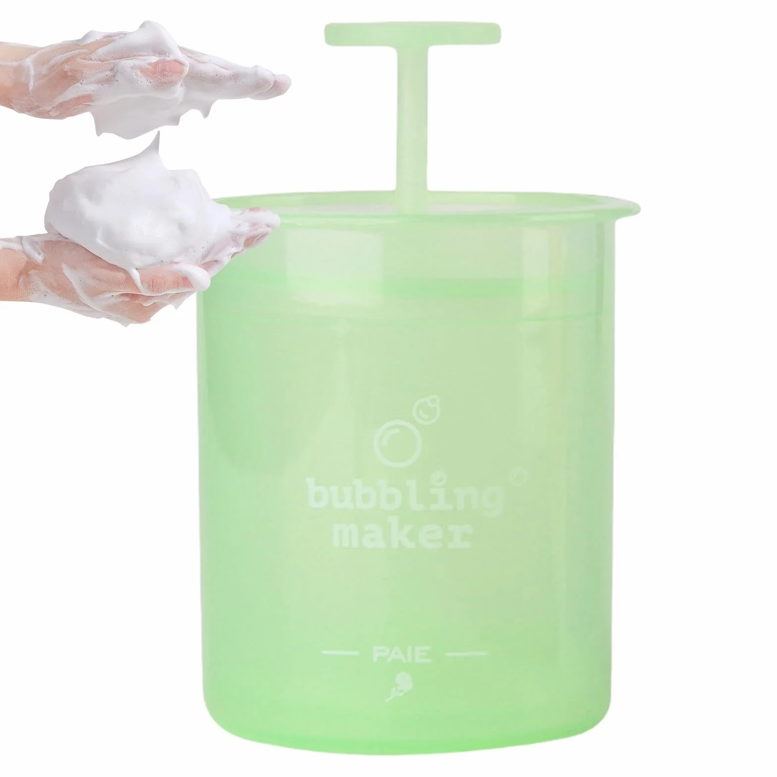 Schiumatore per sapone, Schiumatore detergente, Bottiglie schiumogene per la pulizia del viso Bubble Foamer, Strumento ergonomico per la pulizia del viso, creatore di schiuma detergente per la cura de