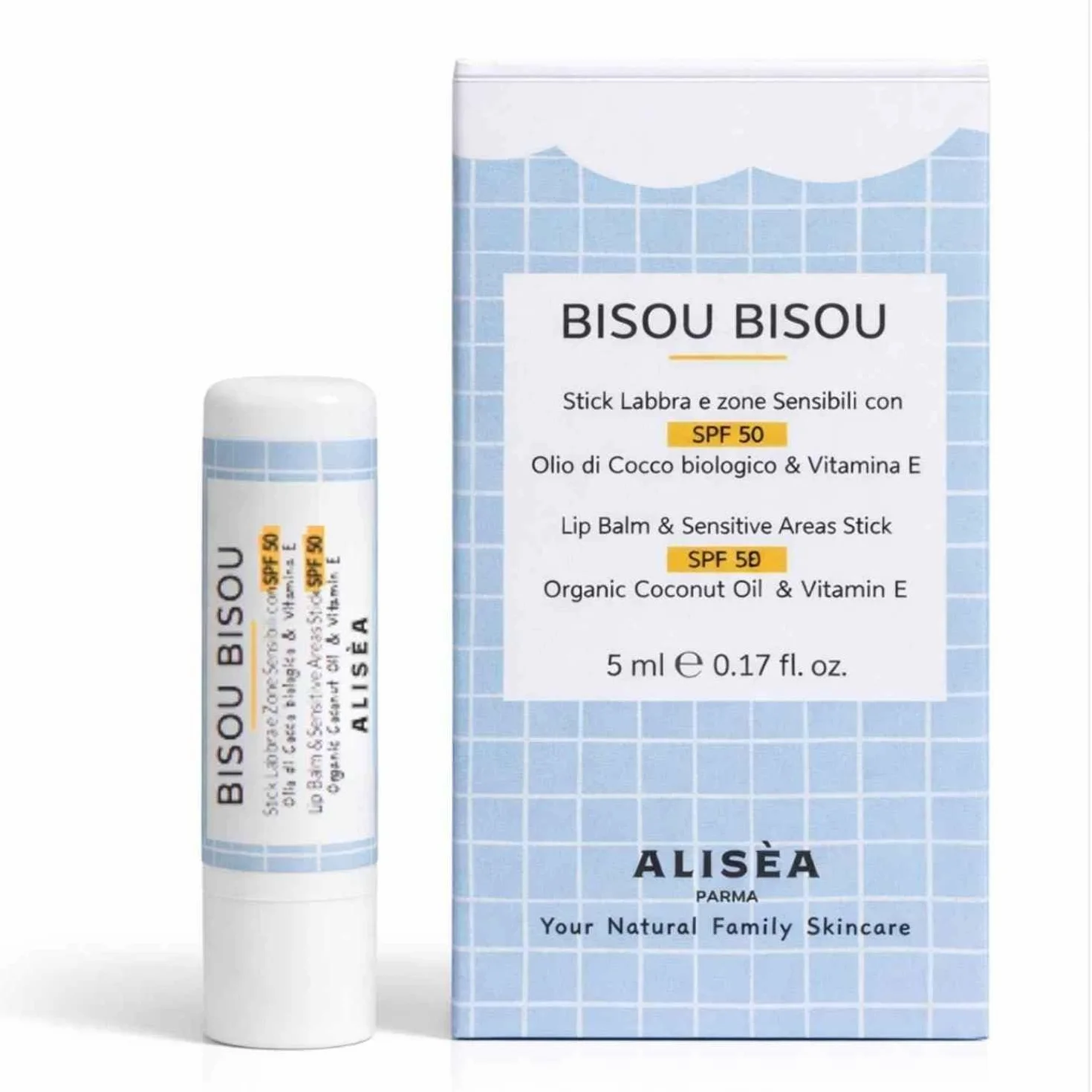 Bisou Bisou Stick SOS zone sensibili e labbra SPF50