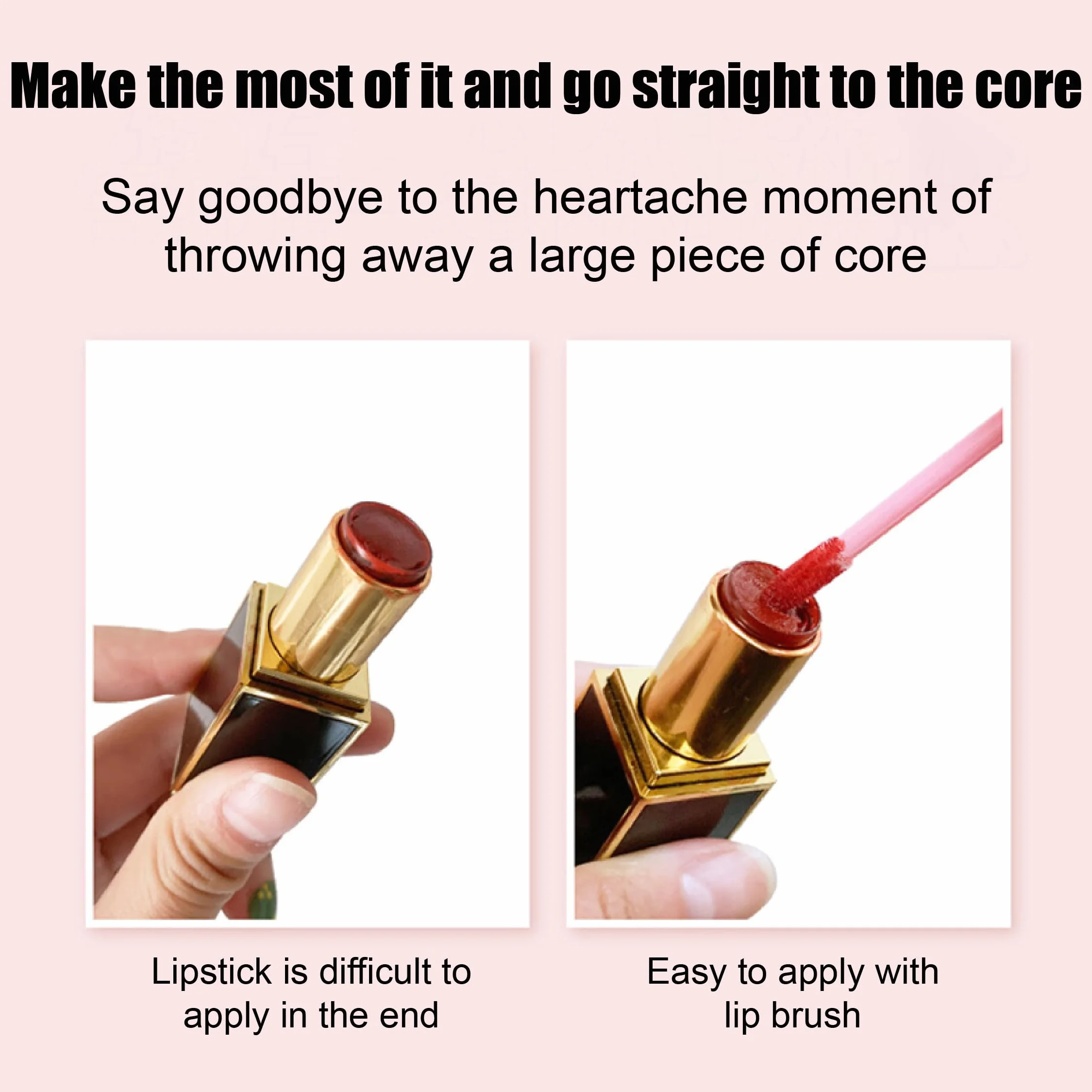 WeddHuis 100 Pezzi Monouso Lip Gloss Usa e Getta Trucco Pennello Pennello Correttore Rossetto Microbrush Pennelli Labbro Applicatore Bacchette Makeup Tool