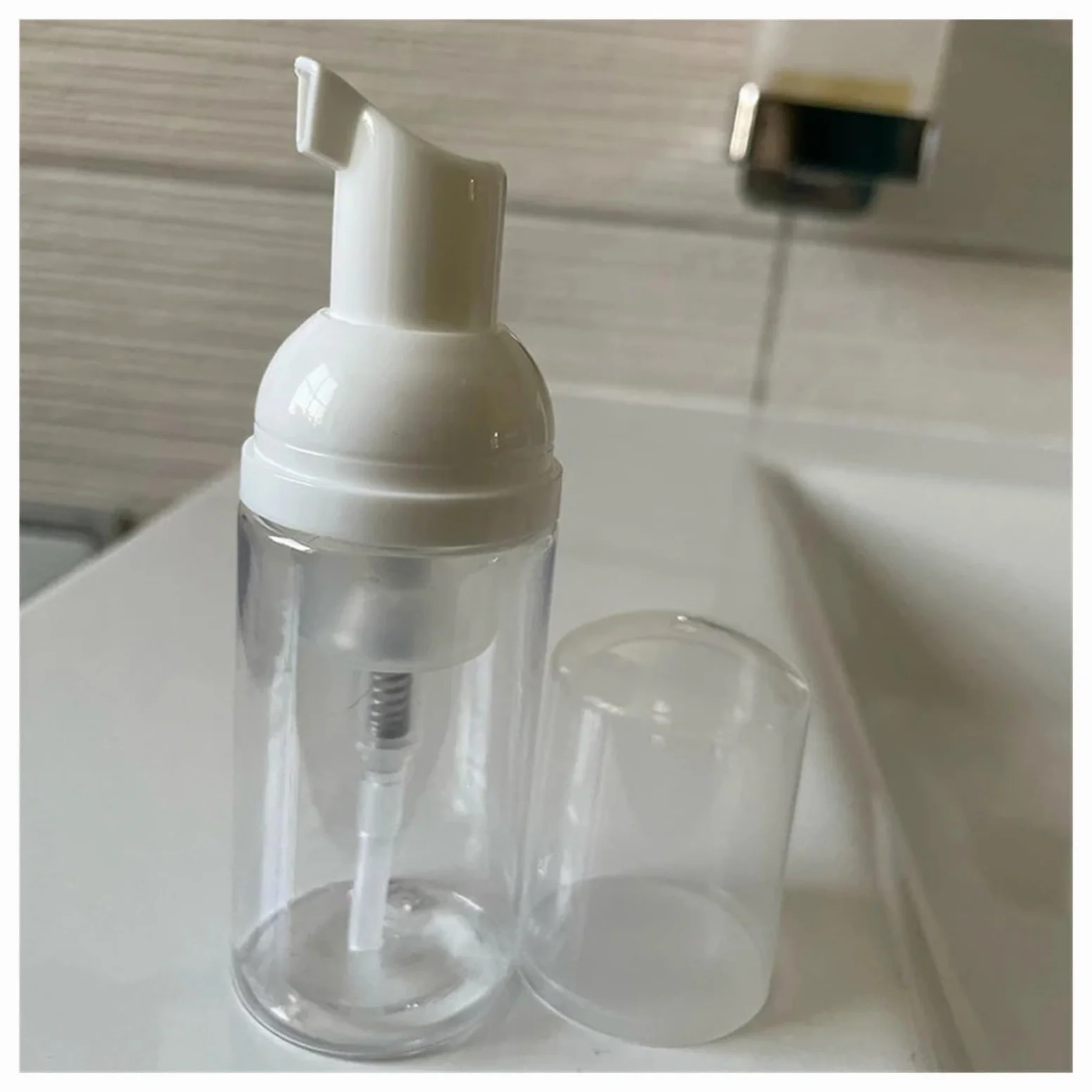 Flacone Spray Vuoto 30 pezzi di flaconi schiuma plastica con pompa, vuoti, for la pulizia del viso, for cosmetici, dispenser sapone, disinfettante for le mani ricaricabile