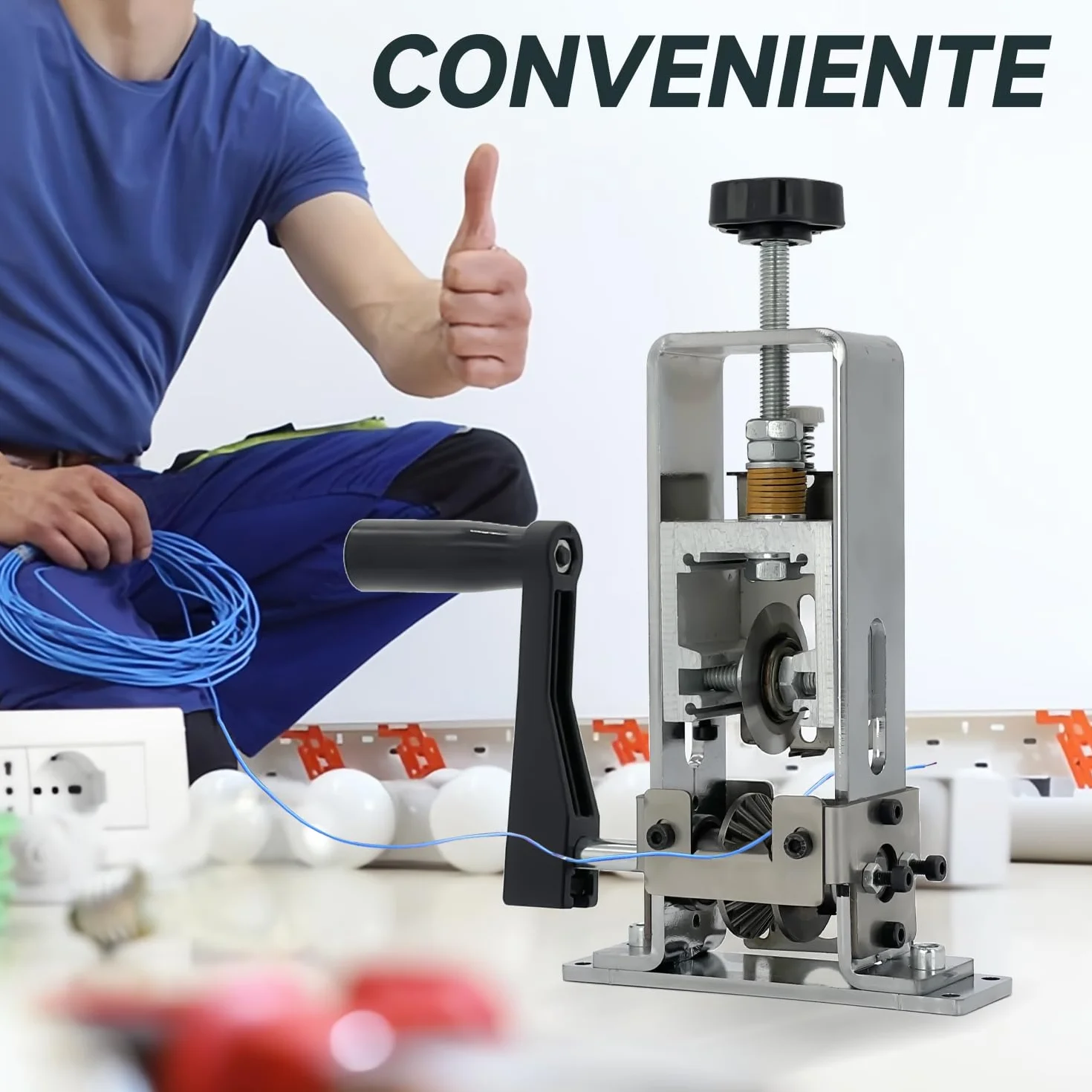 Spelafili Elettrici 1-25mm Macchina Spelacavi Manuale Alimentato Pinza per Riciclo Rame