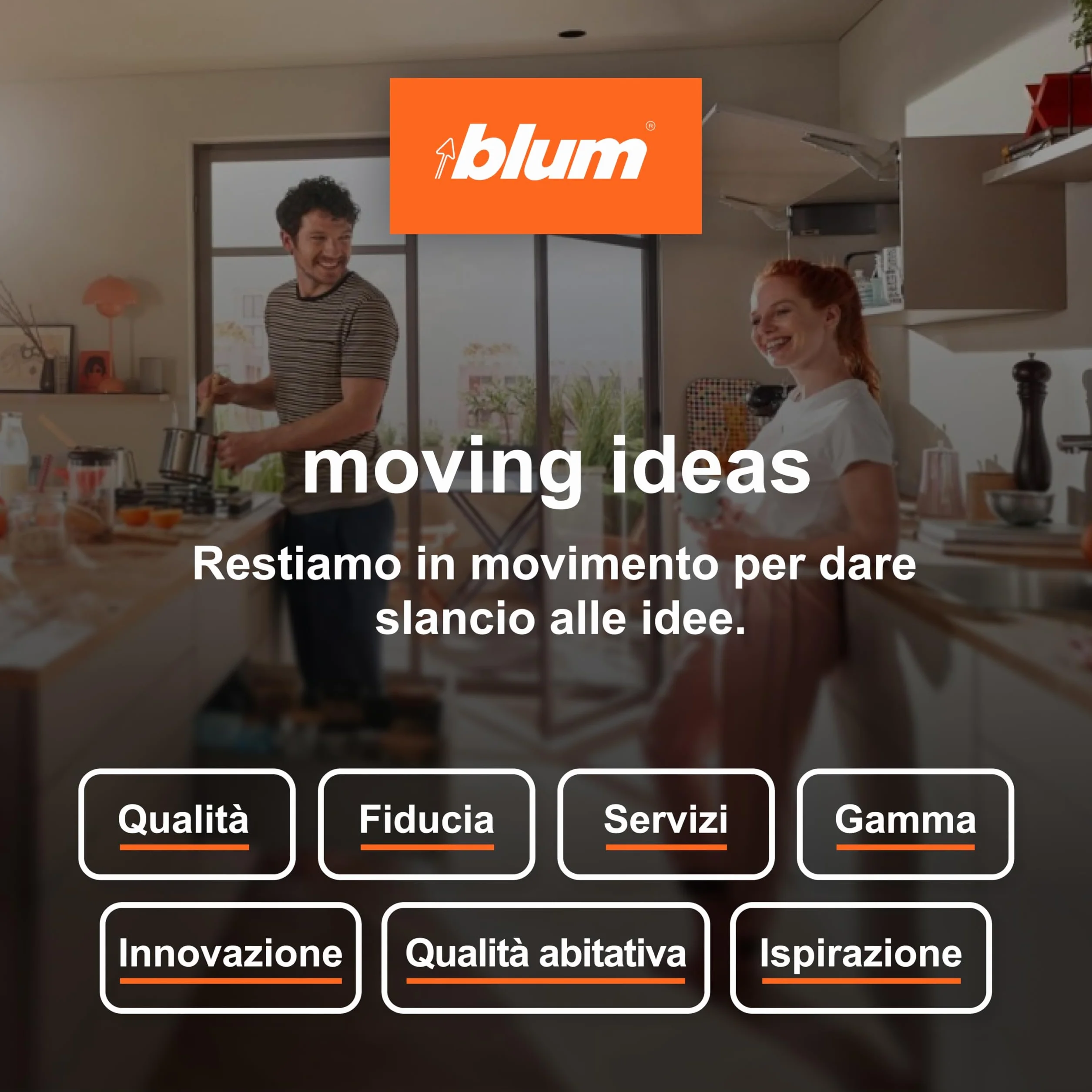 Blum Tandem estrazione totale 450 mm guida sottopiano invisibile Soft-close con ammortizzamento Blumotion 1 paio