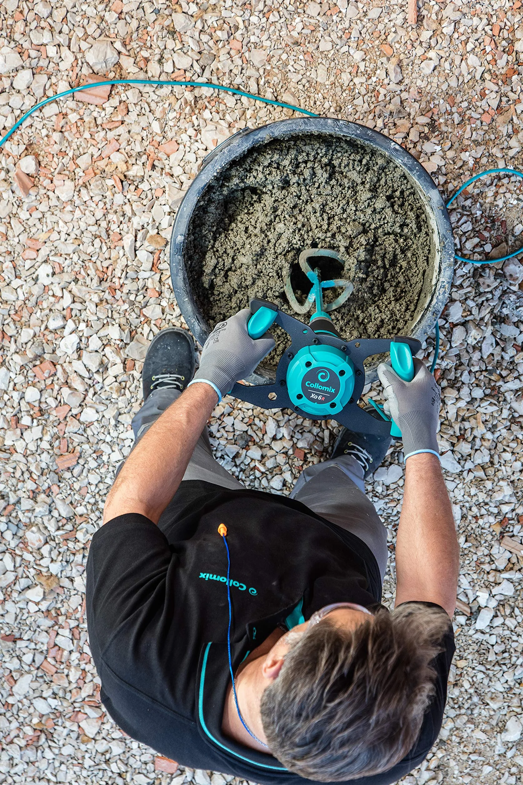 Collomix Varilla mezcla MK 120 HF turquoise