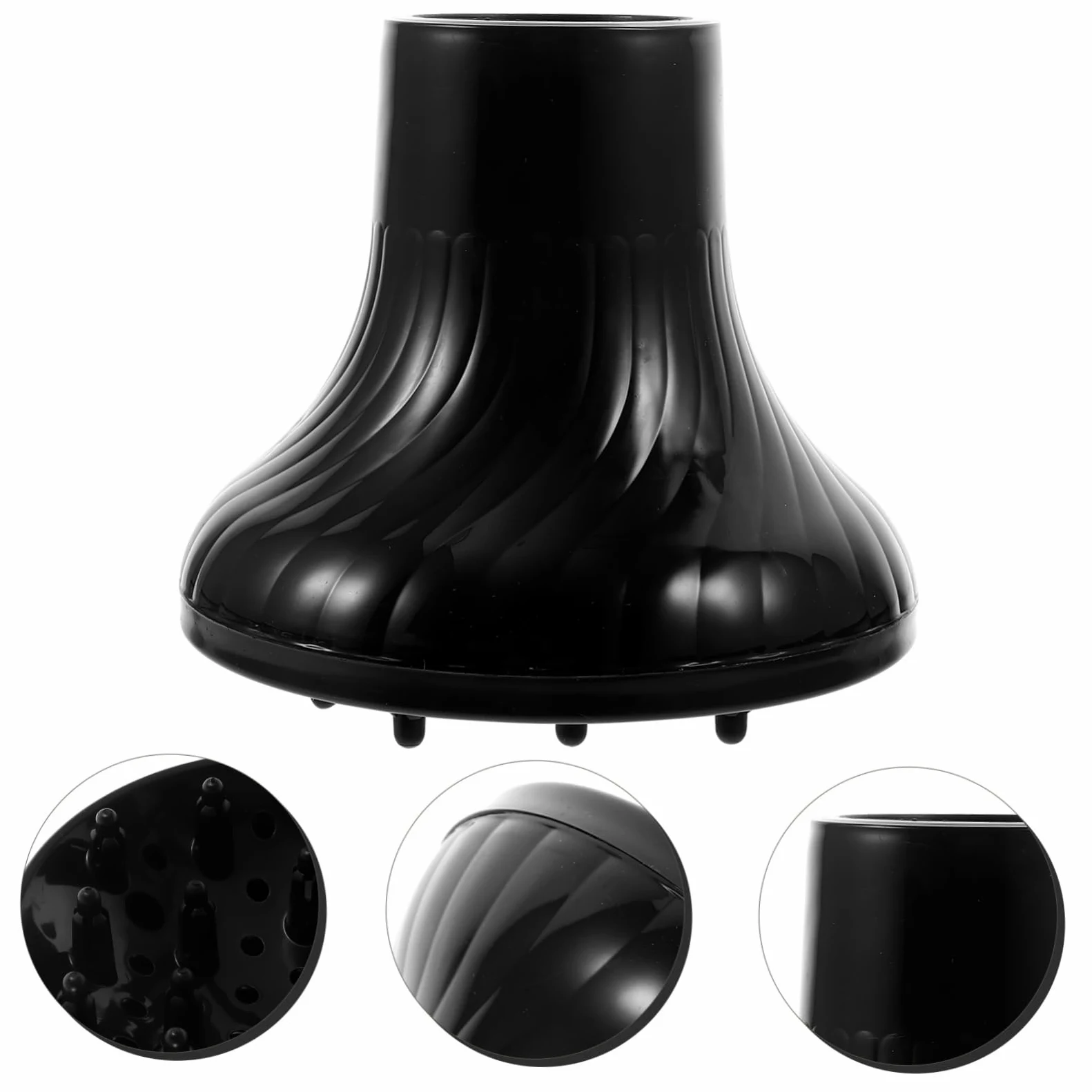 Homoyoyo Diffusore per Asciugacapelli Chioma Ricci e Mossi Flusso Aria 360° e Alta Resistenza al Calore per Impiego Domestico e Professionale in Salone