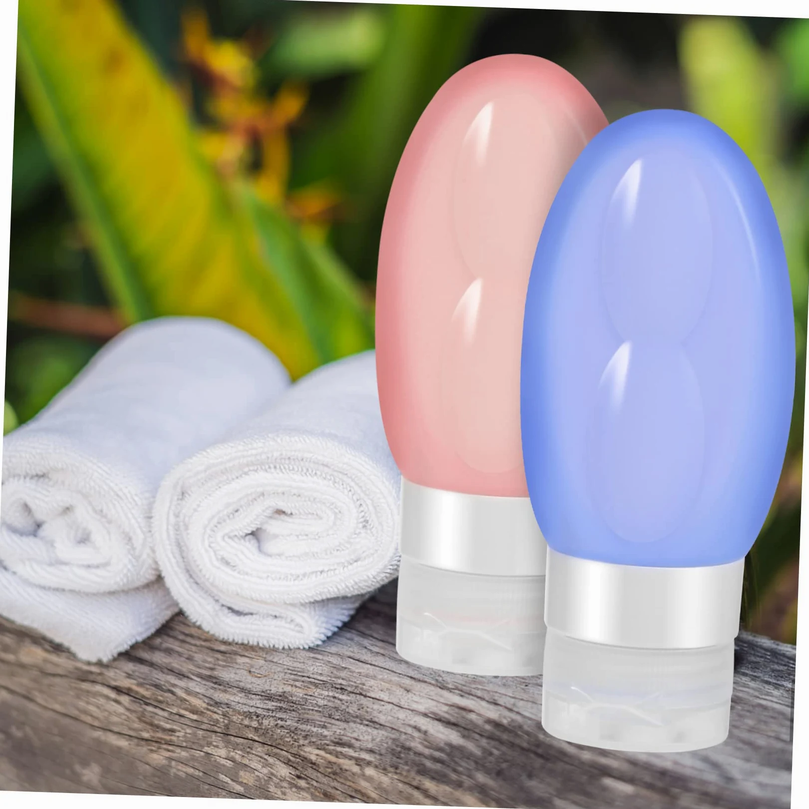 3 Set Bottiglie Viaggio Ricaricabili Contenitori Squeeze Con Tappi Per Shampoo E Cosmetici Per Viaggi E Attività Outdoor 3 Pezzi * 3