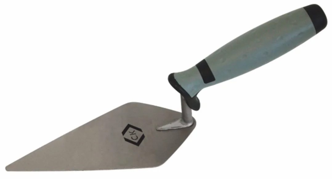 C.K 5243 Cazzuola a punta acciaio inox 150 mm impugnatura morbida