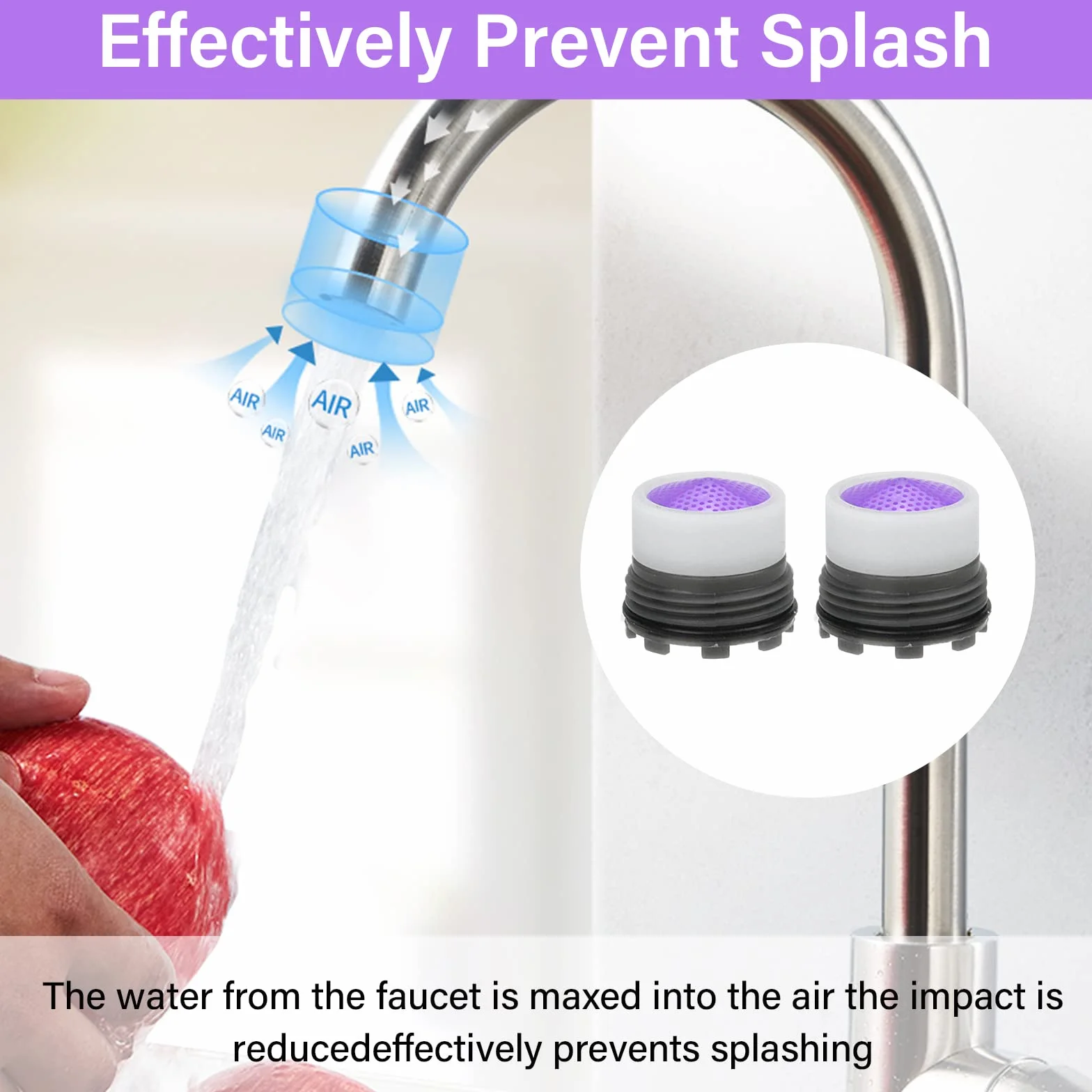 Aeratore Rubinetto M16 Filettatura, Rompigetto Rubinetto, Filtri Rubinetti Lavandino con 2 Chiavi, Filtro Rubinetto Acqua per Cucina Bagno