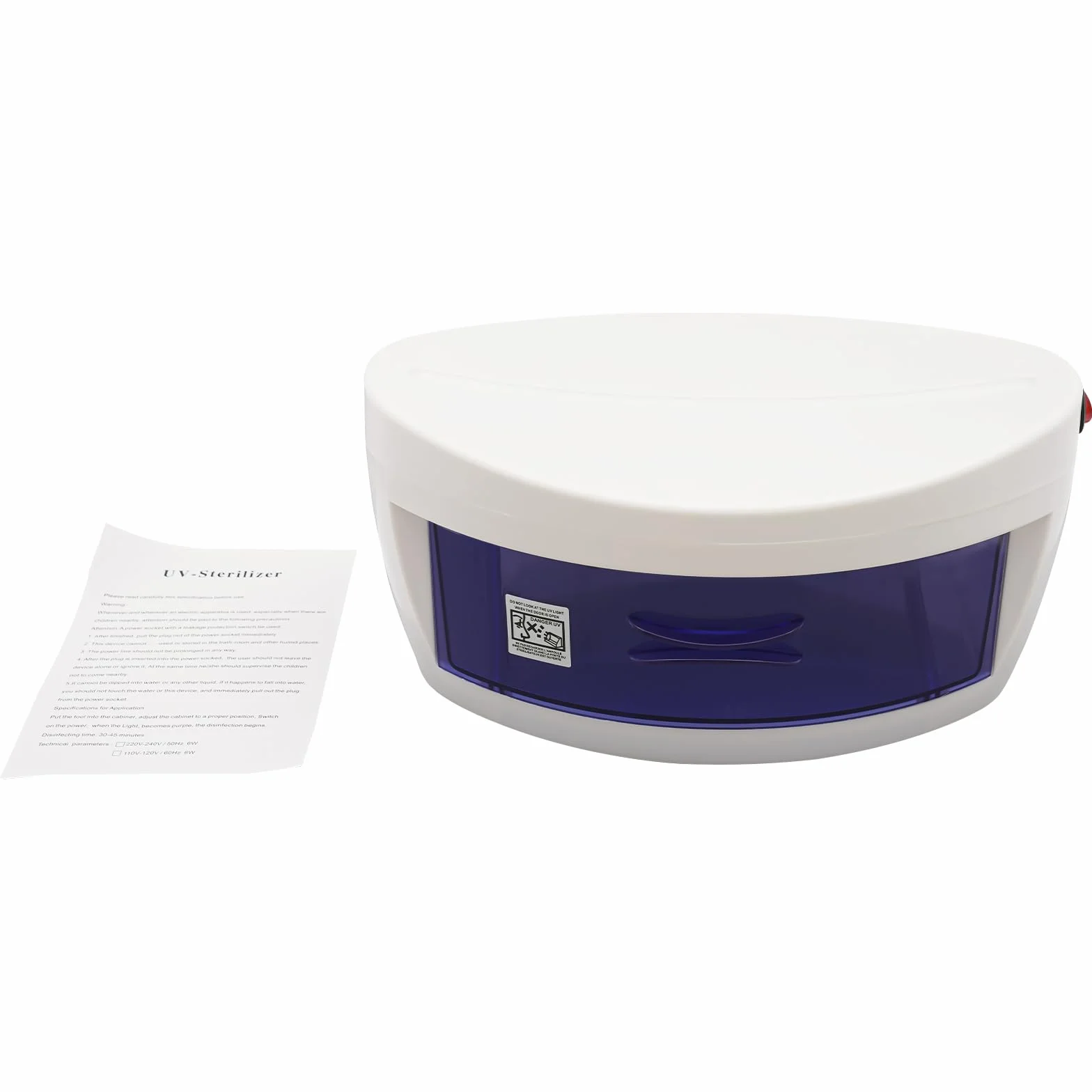 Nail Sterilizzatore UV per manicure, scatola disinfettante professionale con ozono UV, dispositivo di sterilizzazione in plastica per salone di bellezza, tatuaggio, cura dei piedi