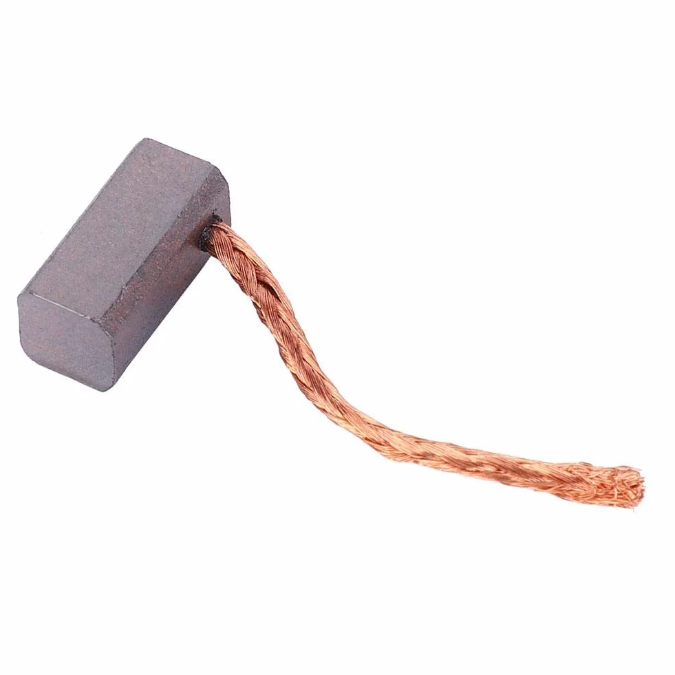 Spazzole di Carbone 100 pezzi 6x6x12.5mm per Motore del Ventilatore Elettronico