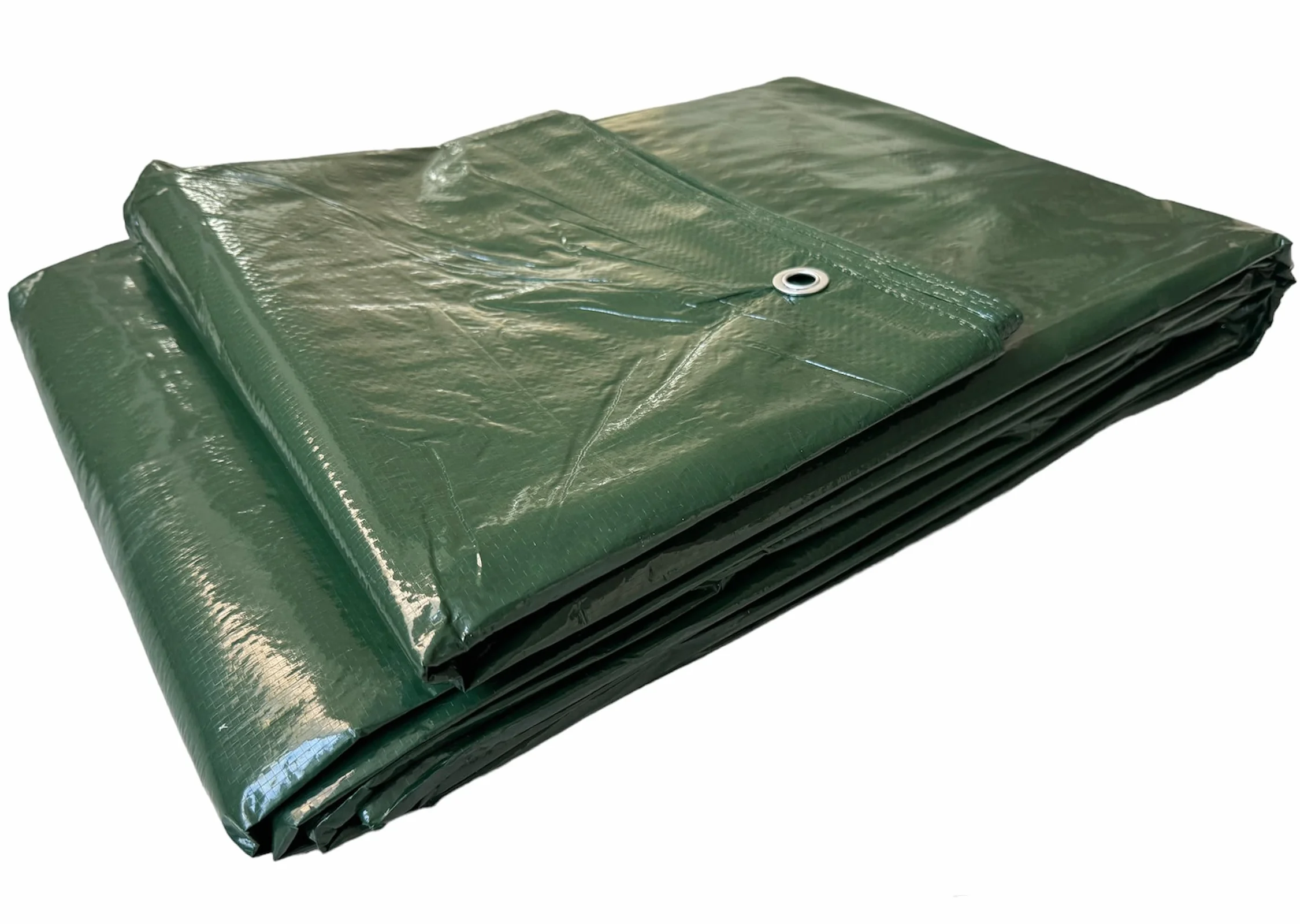 Telo Telone Occhiellato Antistrappo Impermeabile Polietilene 5x8m Verde 120 g/m²