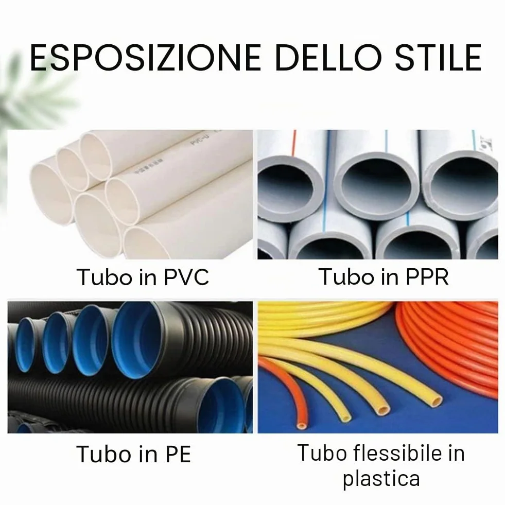 Butyeak Tagliatubi in PVC 42 mm a Cricchetto per Tubi PPR PE PEX